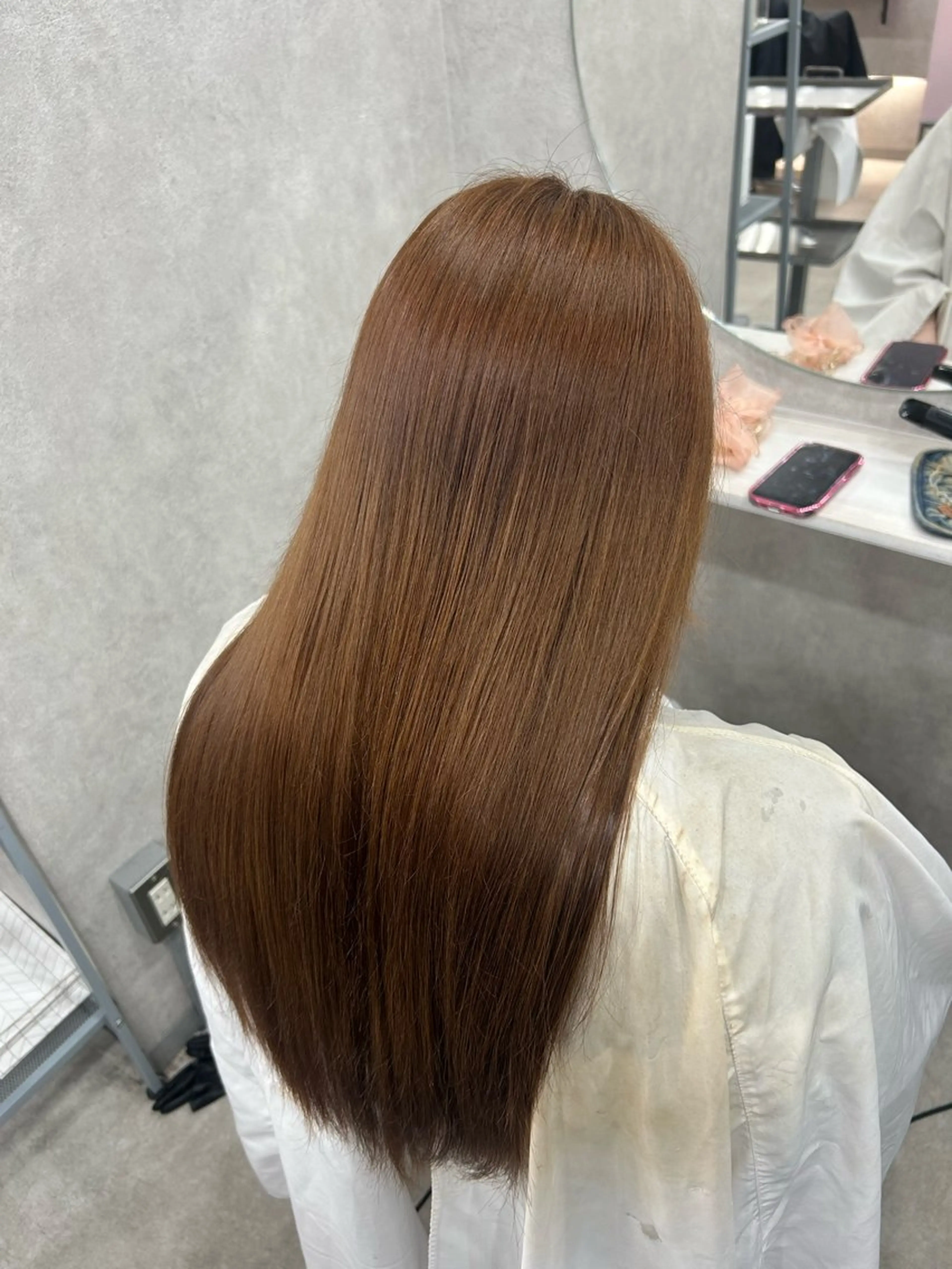 ロング カラー 七海 芽亜利のヘアスタイル