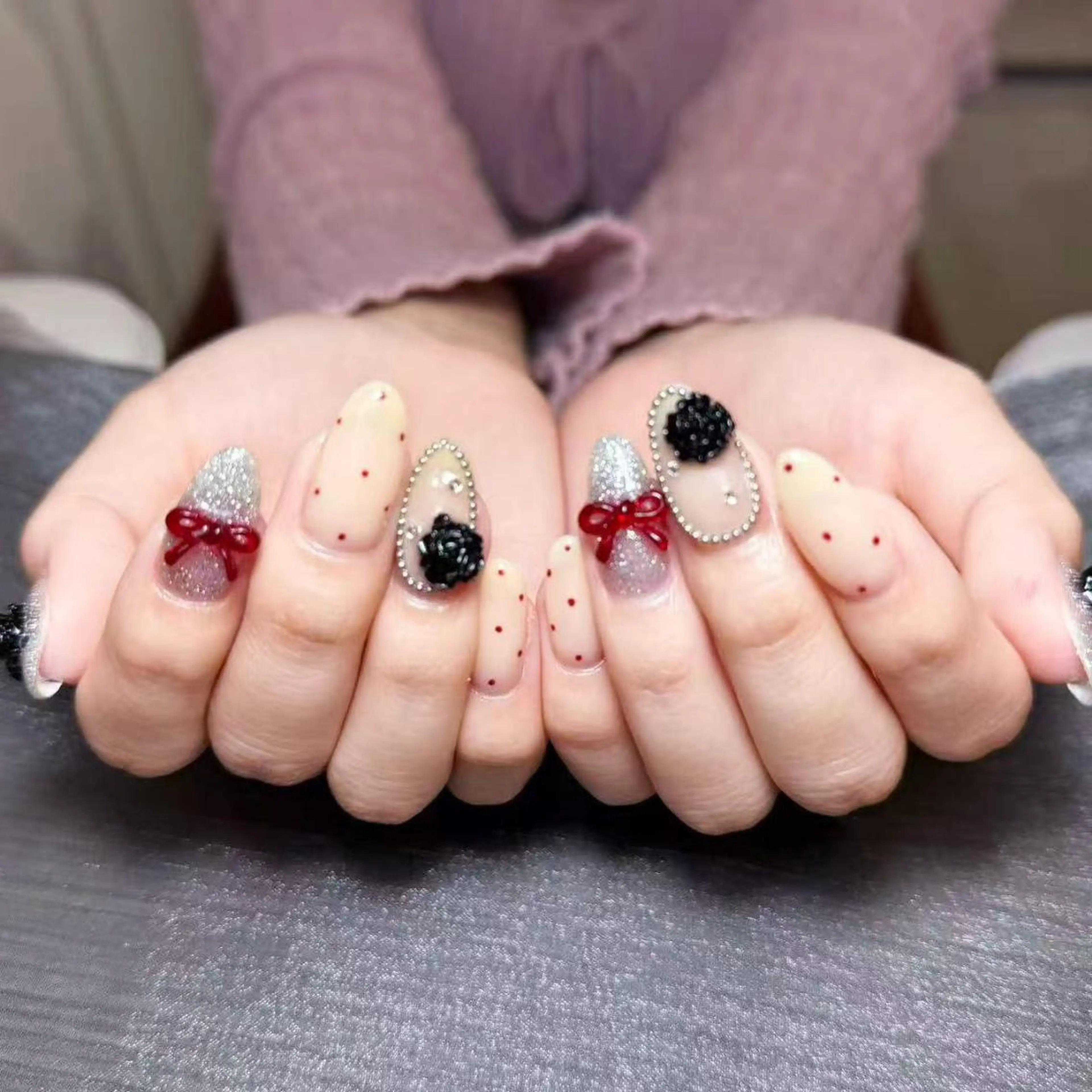 ネイル ハンドネイル ハンドケア DEMAIN- 🌹のネイルデザイン