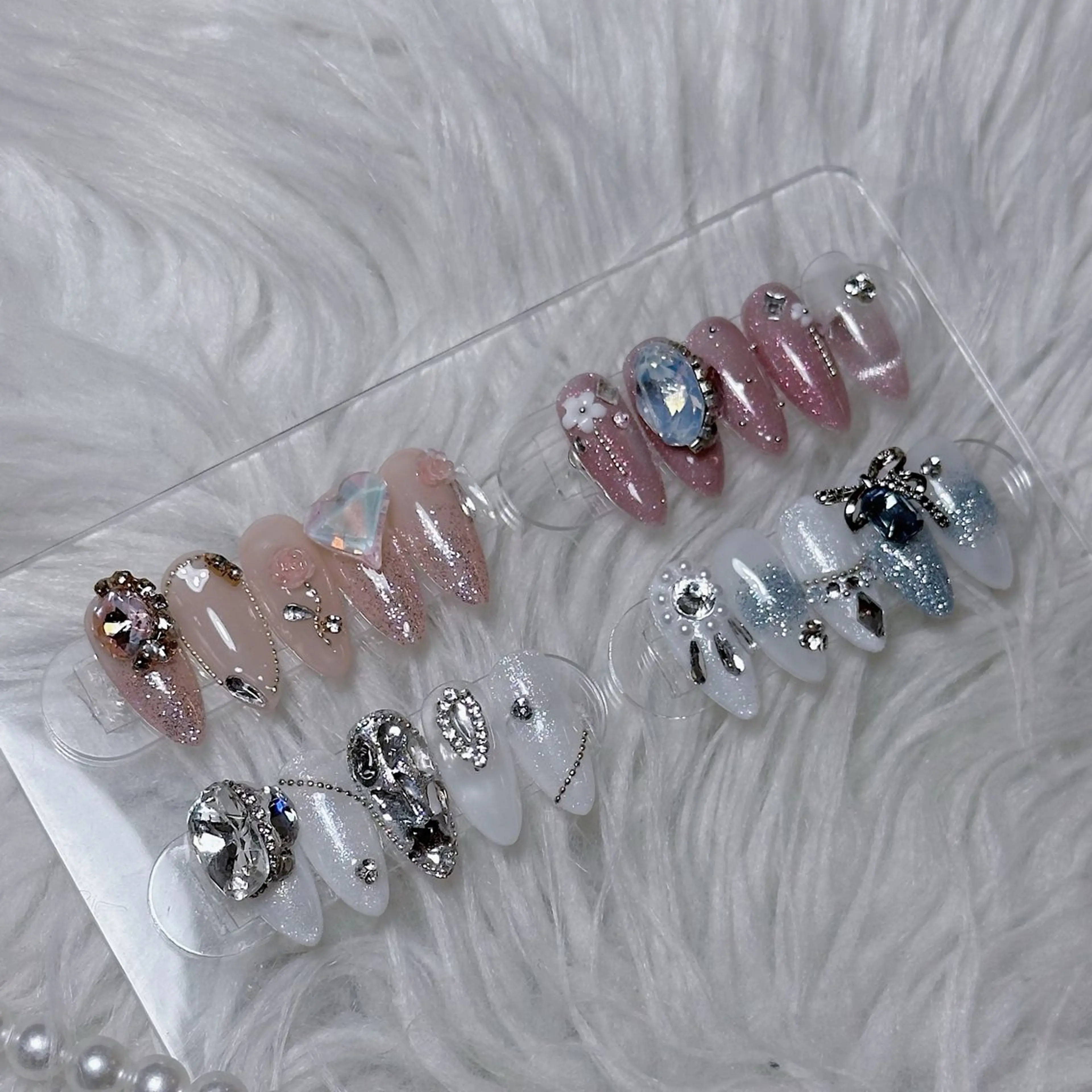 ❤️‍🔥プレミアムストーンネイル定額💎オフなしの写真