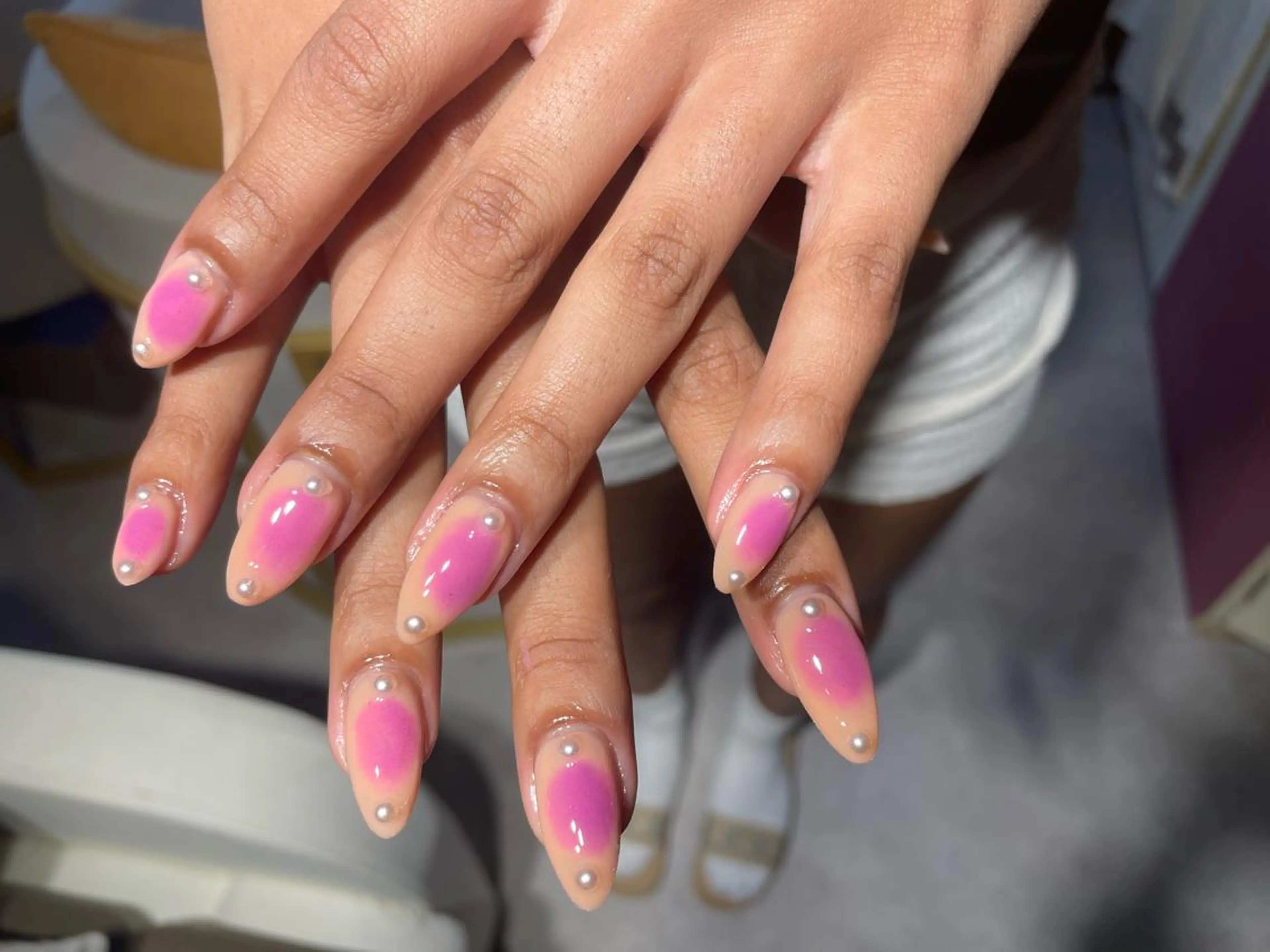 ネイル アイブロウ 眉カラー 長さ出し フラワーネイル フットネイル フレンチネイル ハンドネイル Moana Nail 長さだし専門店のネイルデザイン
