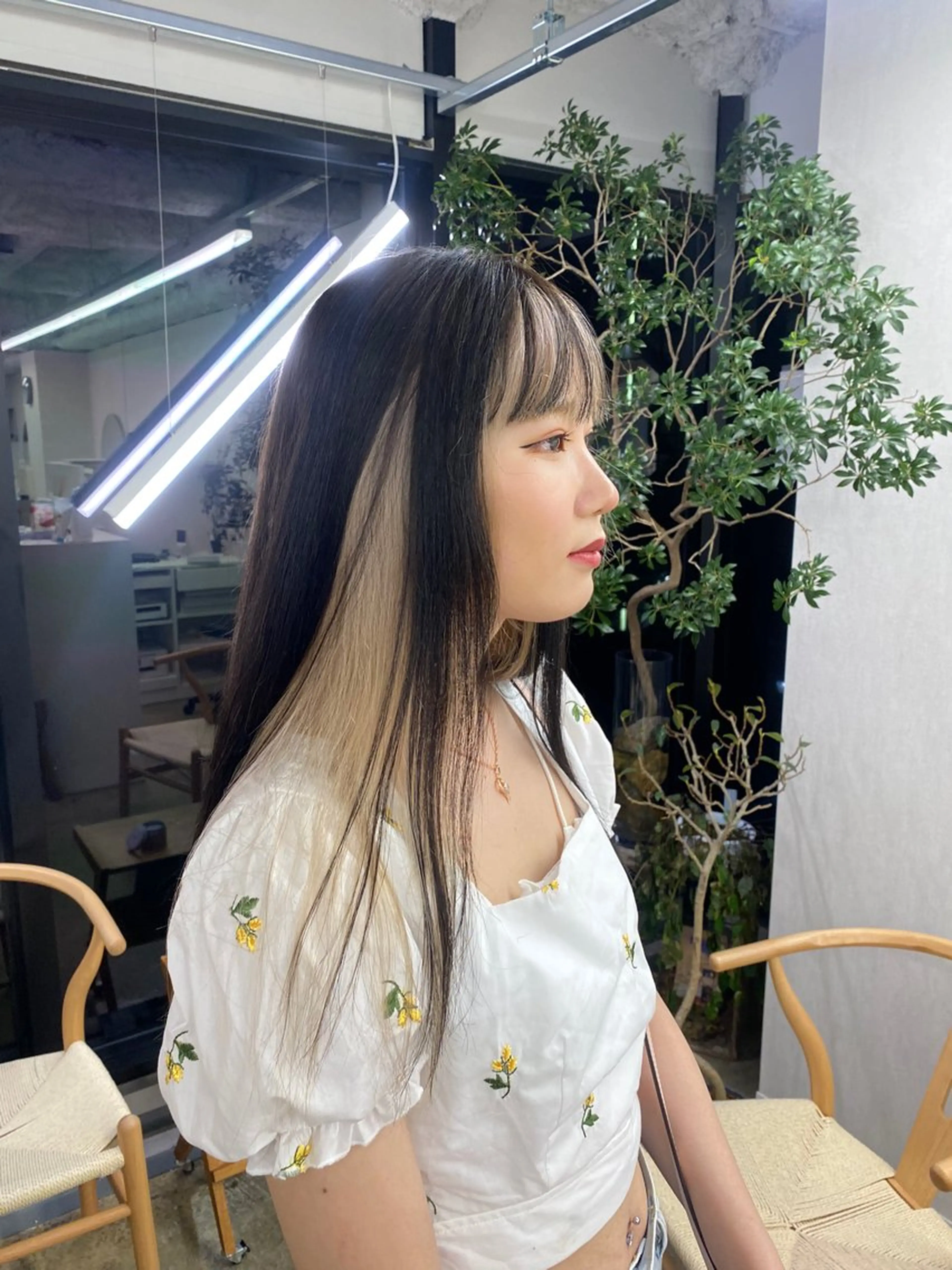 ロング カラー kiji所属・kiji NAHO/ パーマ／久屋大通のヘアスタイル