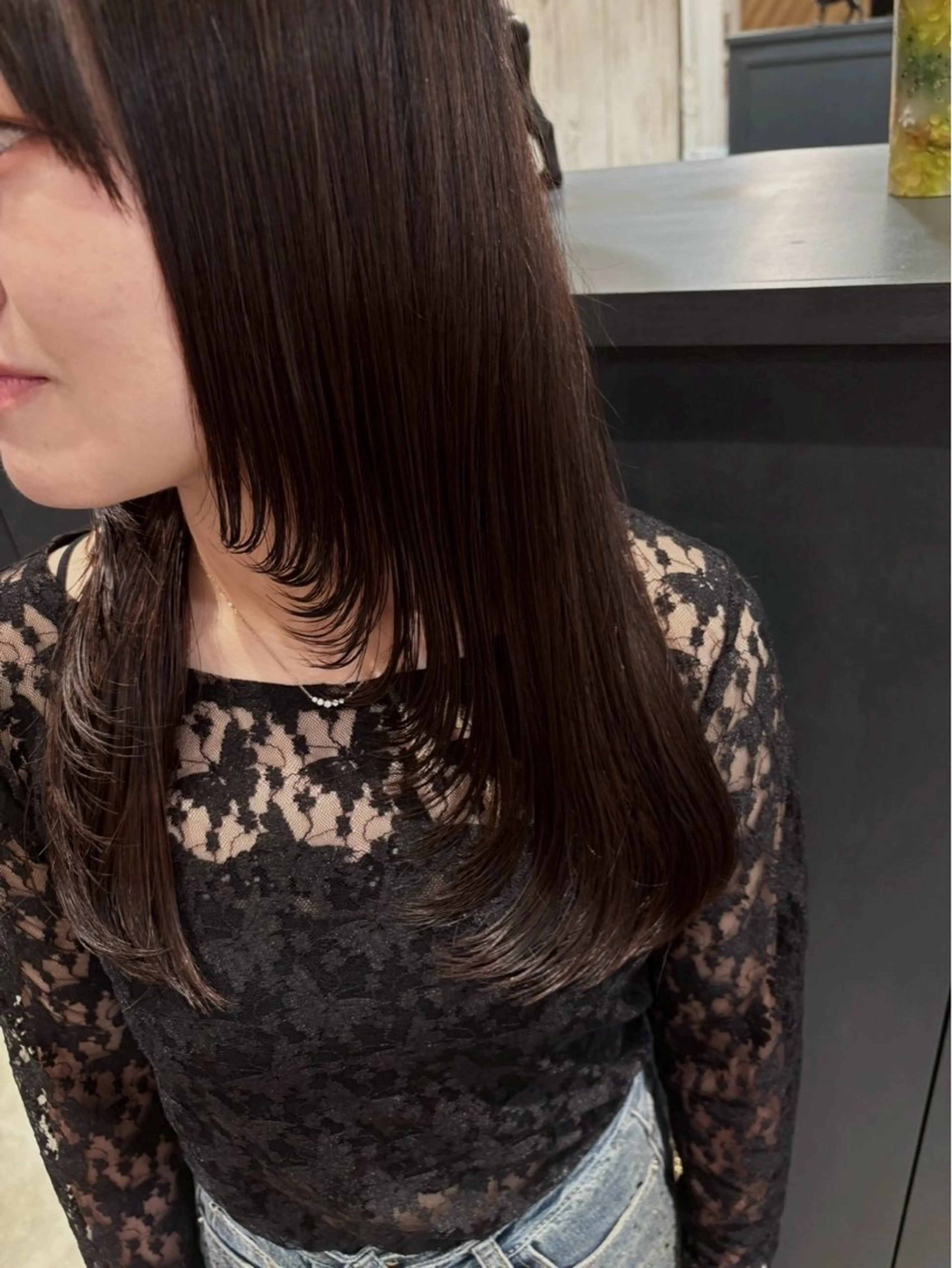 セミロング レイヤーカット 田村 亜衣華のヘアスタイル
