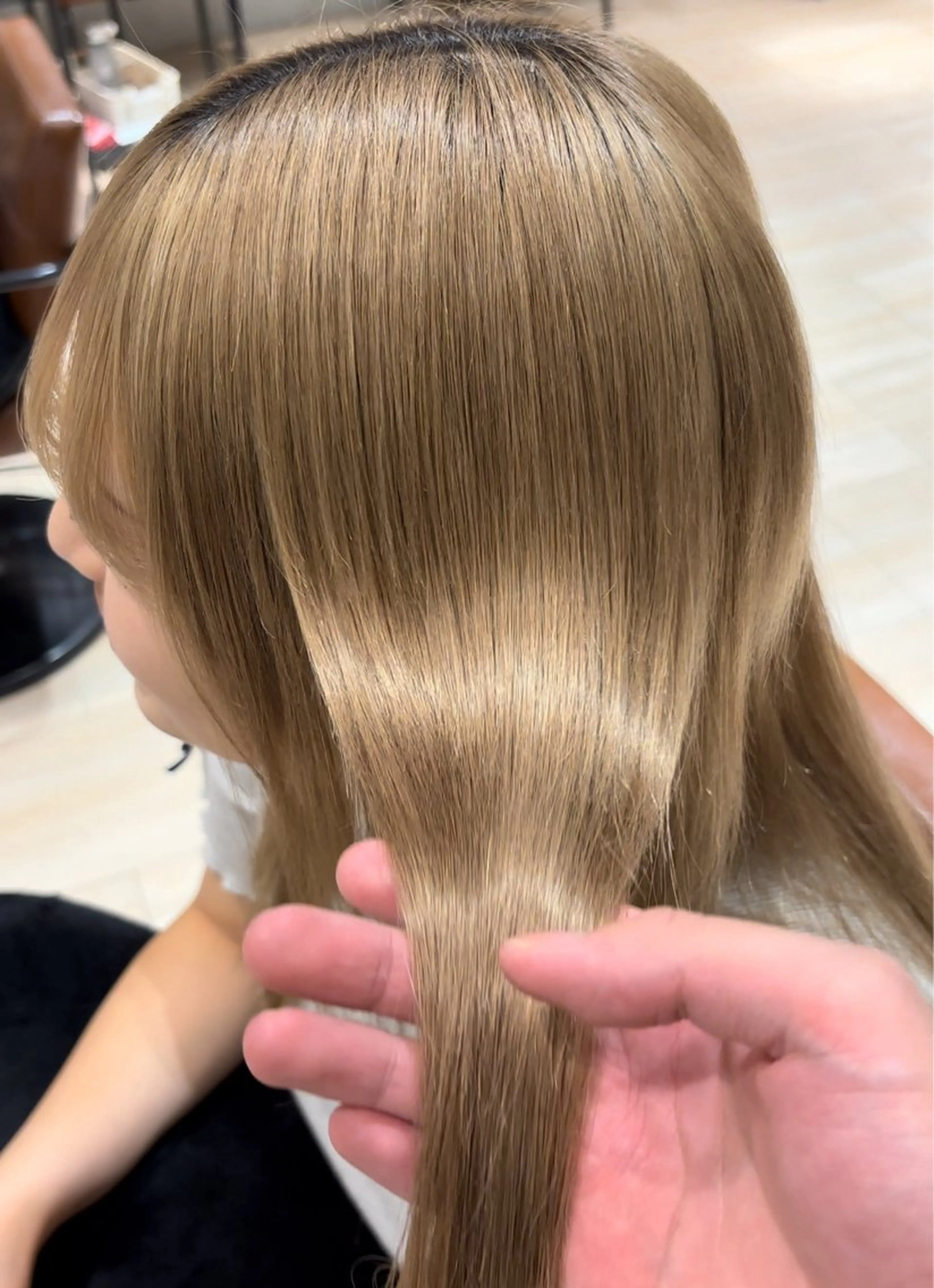 ヘッドスパ 🤍艶髪透明感 カラー/直井優花🤍のヘアスタイル