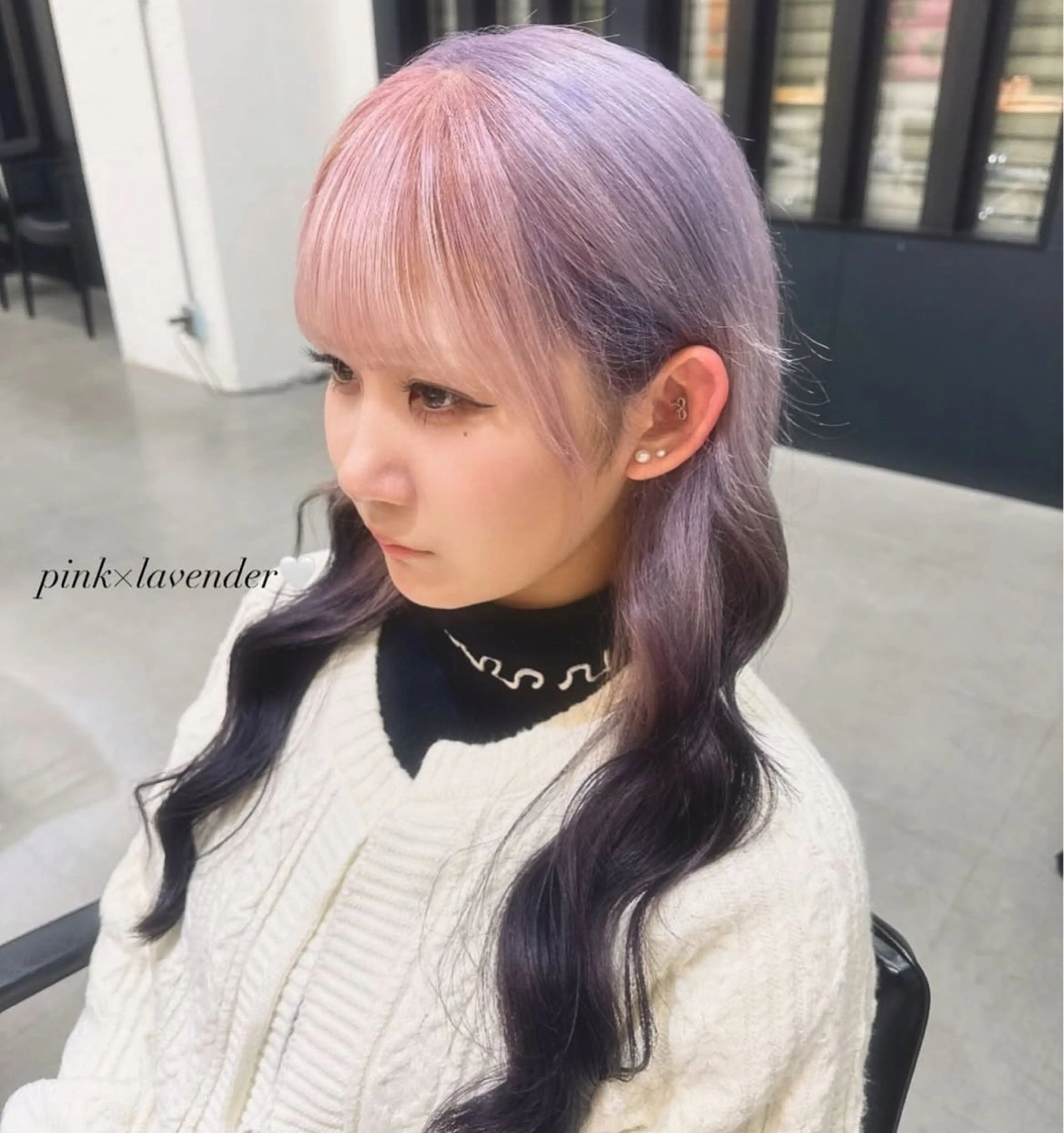 ロング カラー ラベンダーカラー ピンクカラー SUNNY'SbyCONKS所属・🎀Yuika/カッ トモデル様募集中🎀のその他イメージ