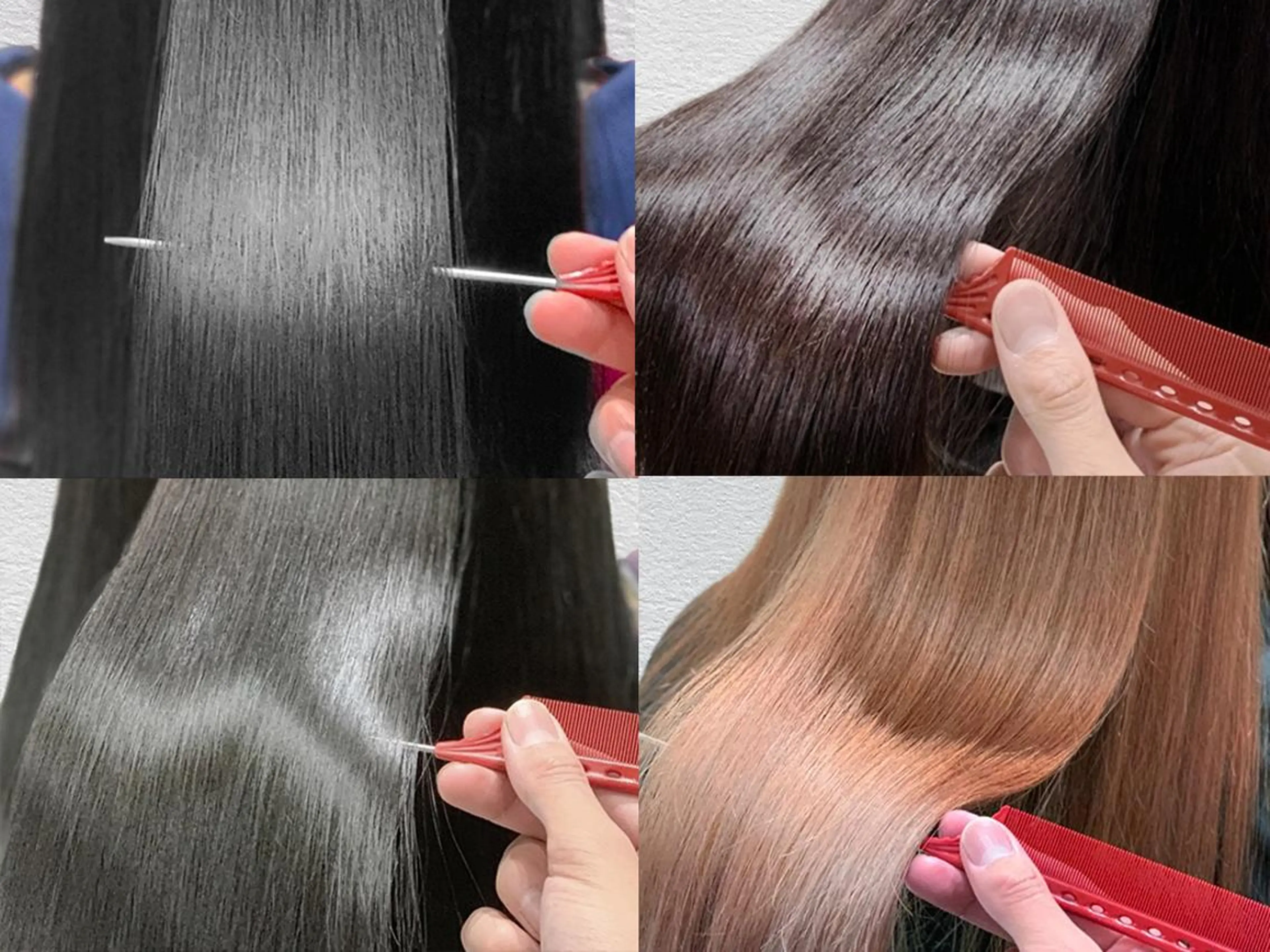 ロング カラー ヘアアレンジ バレイヤージュ ブリーチ ケアブリーチ デザインカラー ダブルカラー カット ヘッドスパ ROW町田🌿 大人可愛い/艶髪改善のヘアスタイル