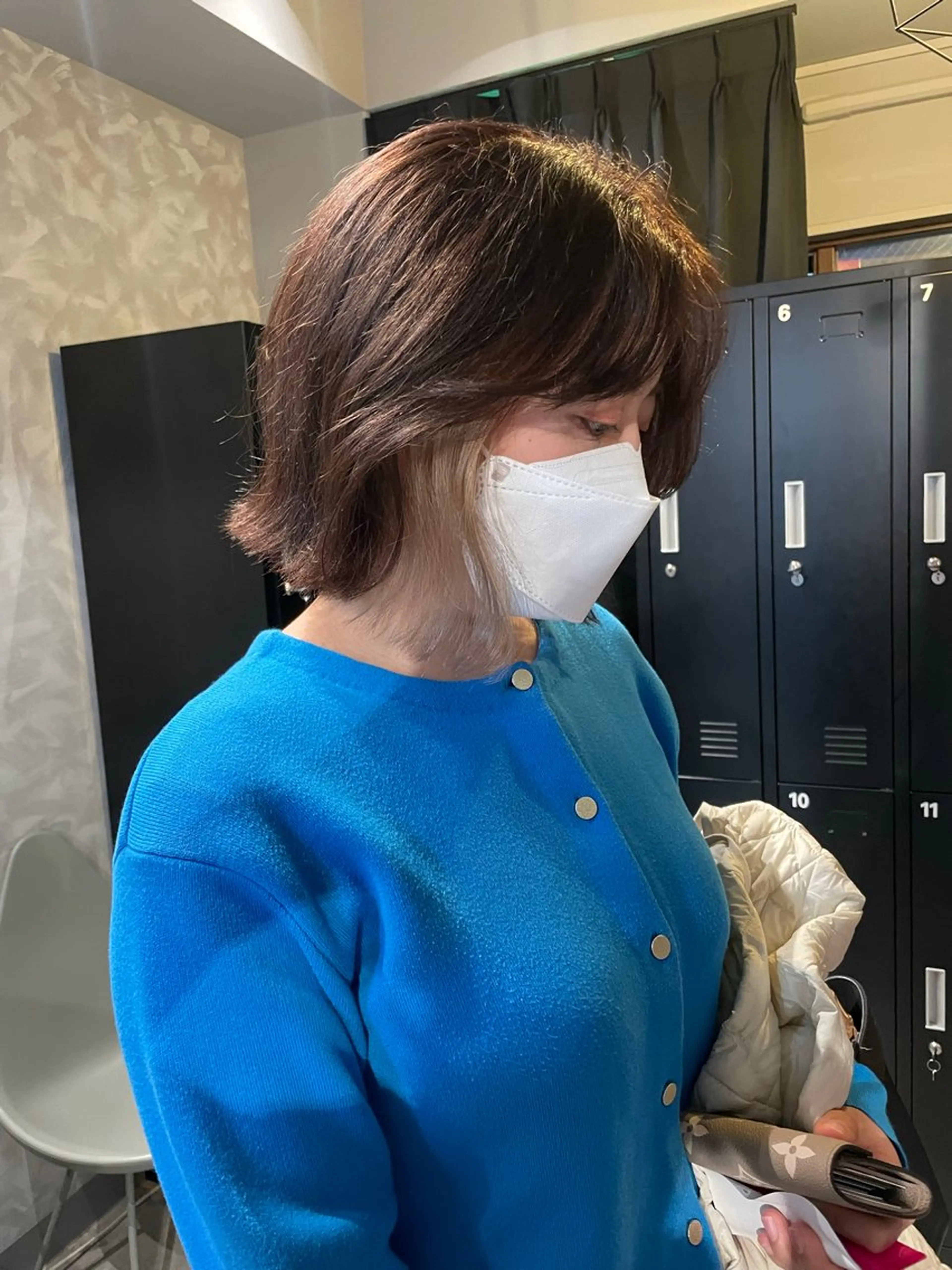 ショート カット ヘアカラー トリートメント ケアブリーチ/ エクステ/レイヤーのヘアスタイル