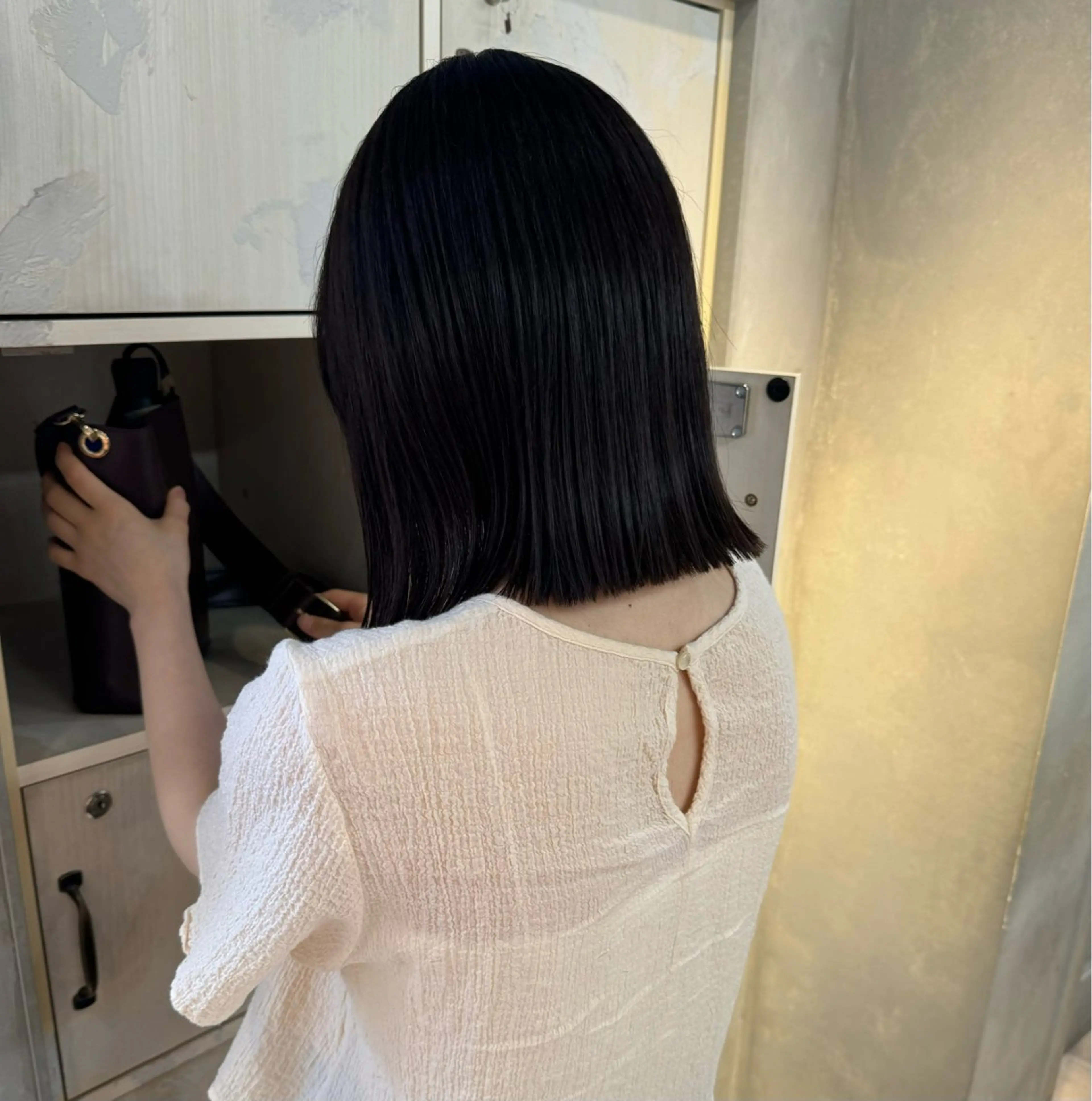 ミディアム トリートメント パーマ/髪質改善 暖色カラー🍇akoのヘアスタイル
