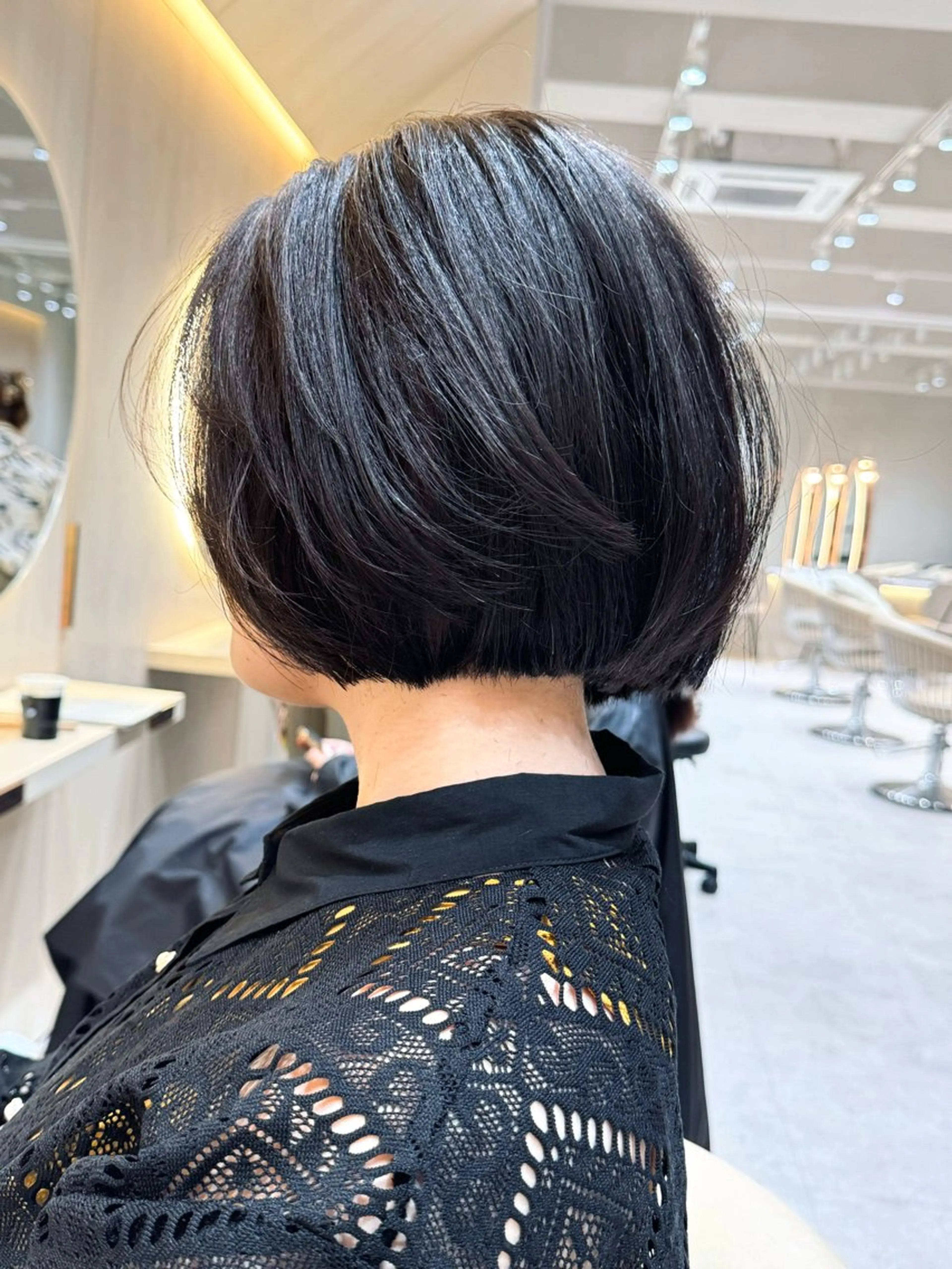 ショート カット ヘアカラー トリートメント 🩵縮毛矯正・ボブ 岩原朋也🩵のヘアスタイル