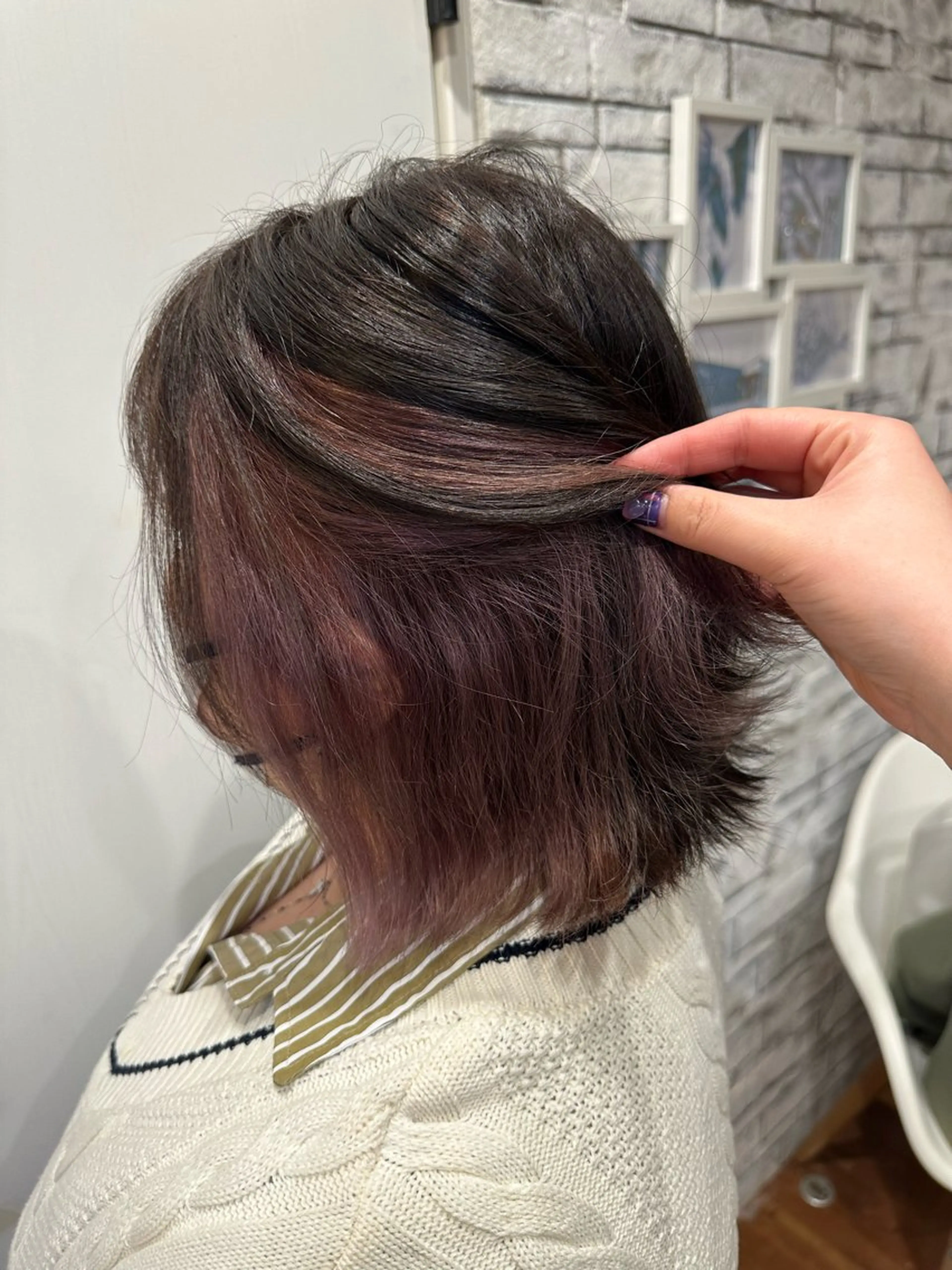 ショート カラー インナーカラー ピンクカラー カット ヘアカラー 🫧鈴木 遥夏🫧のヘアスタイル