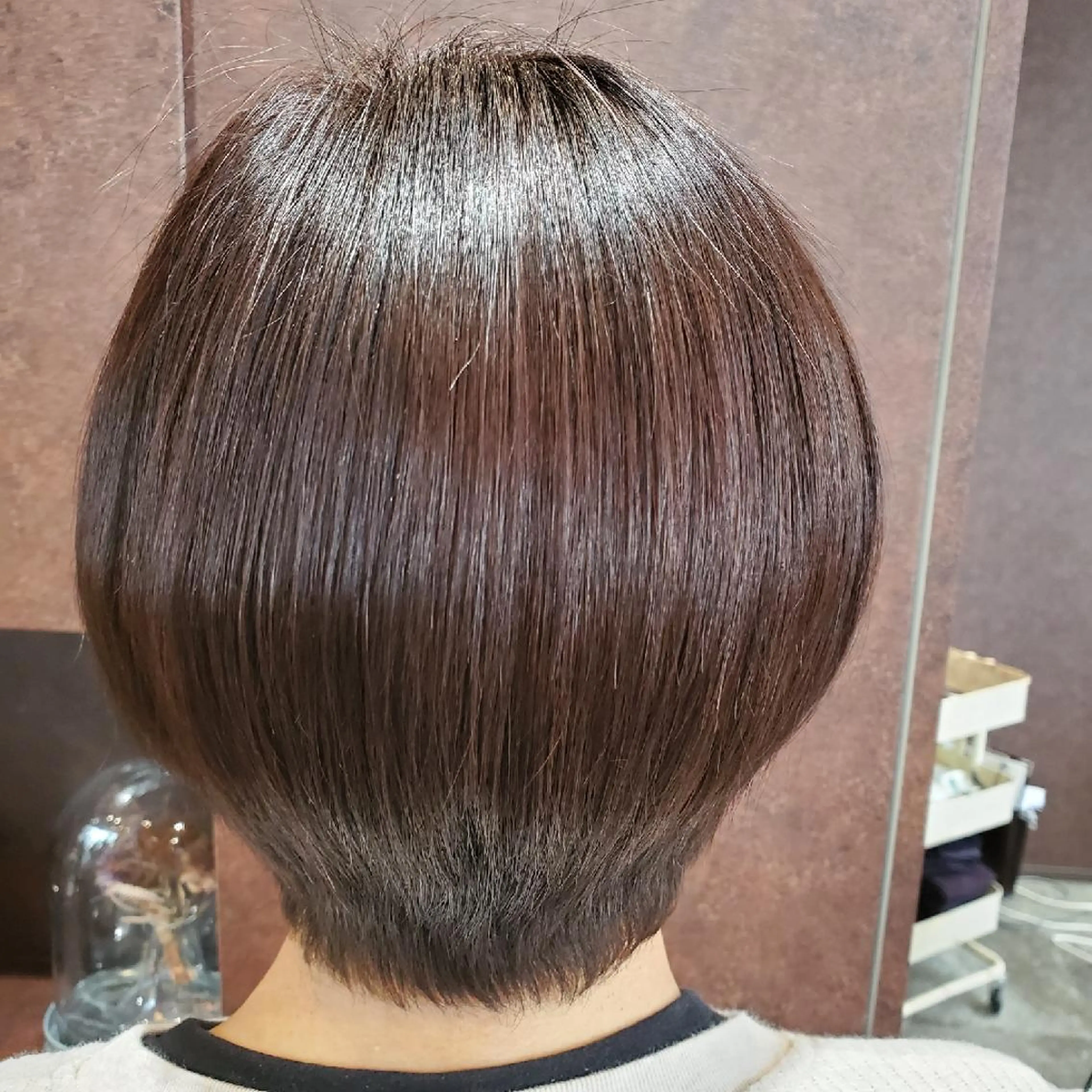 ミディアム アッシュ ボブ トリートメント LORE　minatomirai所属・takeuchi 🐒のヘアスタイル