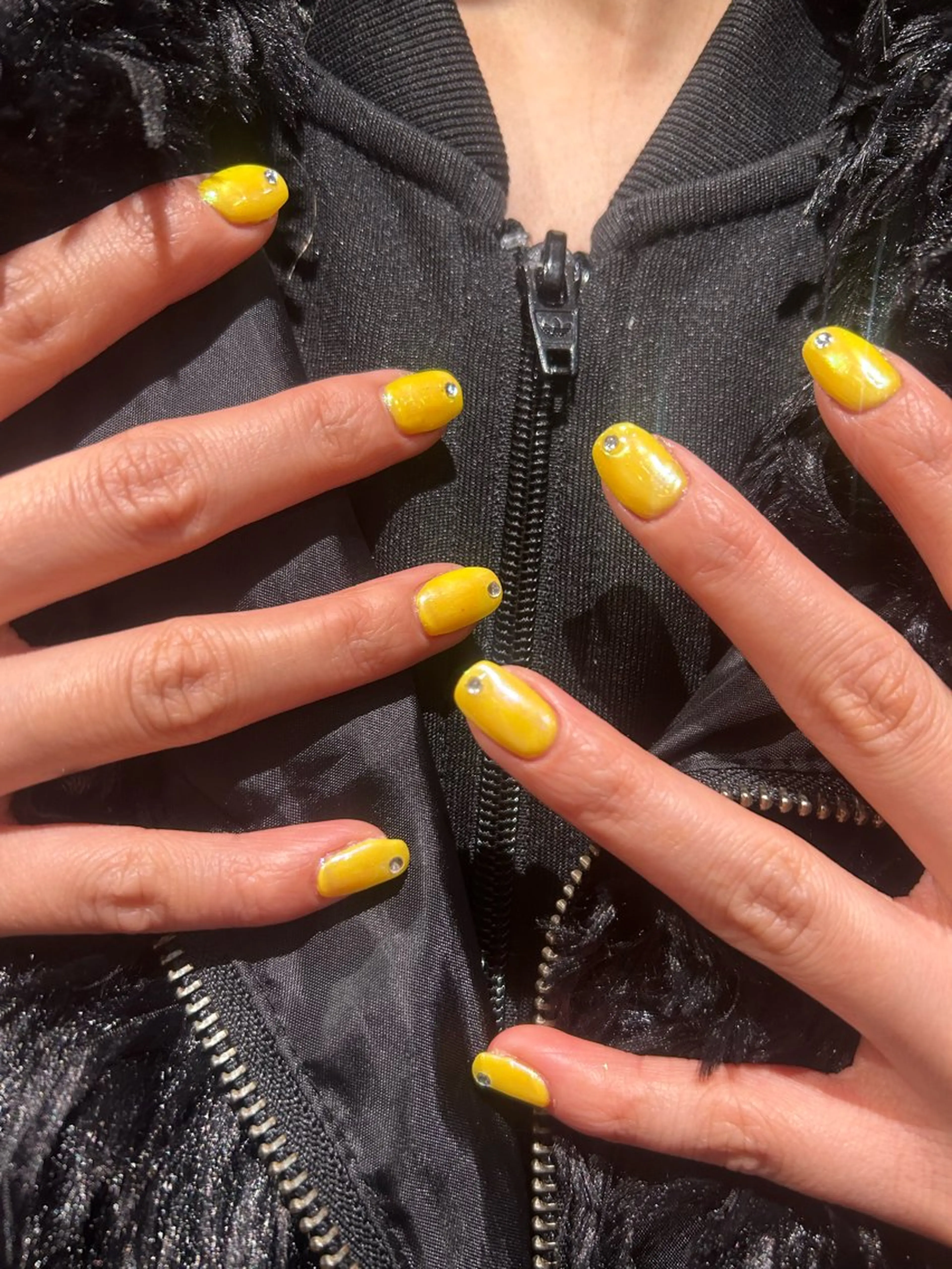 ネイル 成人式 長さ出し 韓国ネイル ショートネイル ハンドネイル ♡ハイトーン★ ネイル/しの♡のヘアスタイル