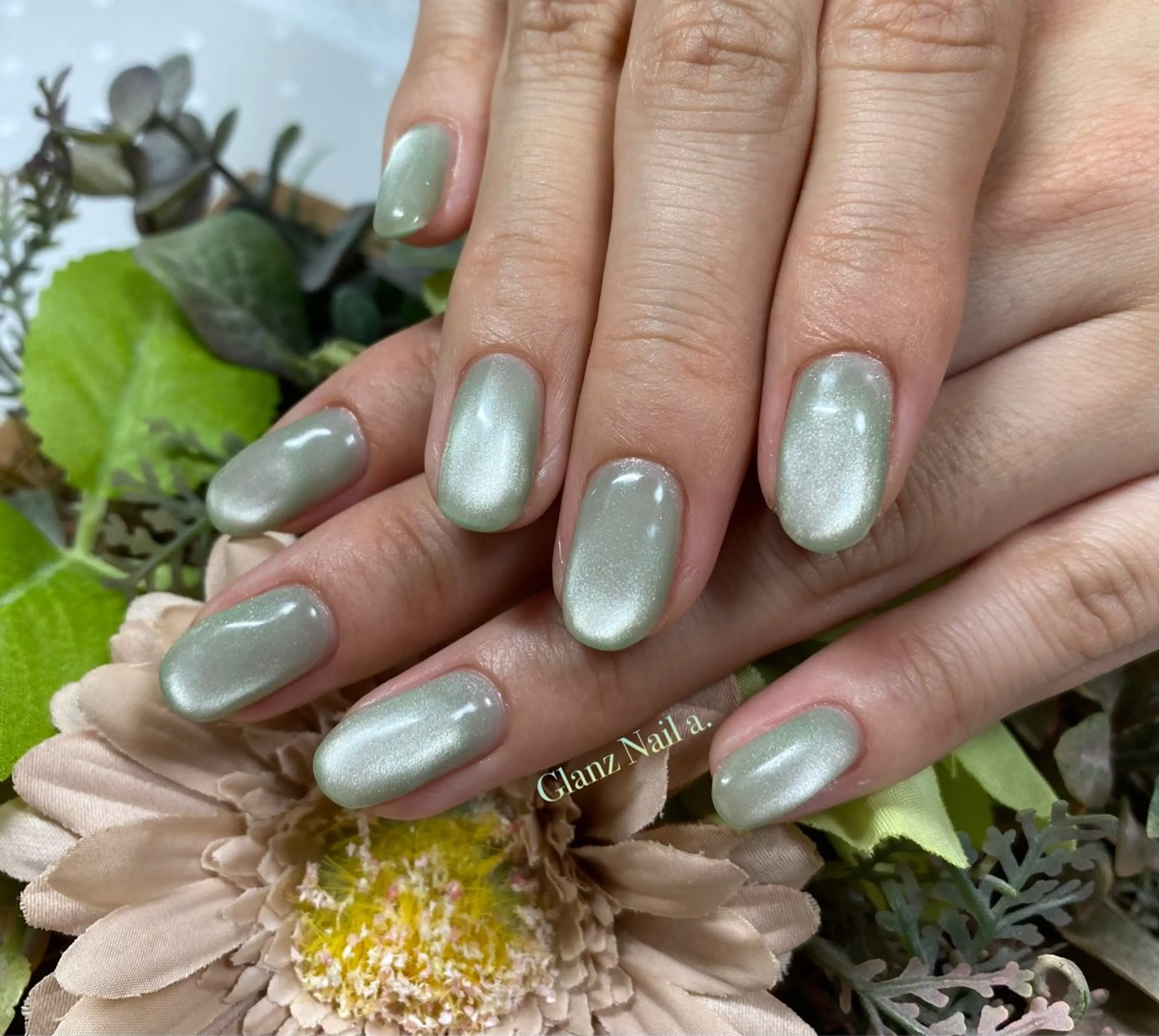 ネイル マグネットネイル ハンドネイル Glanz  Nail aのネイルデザイン