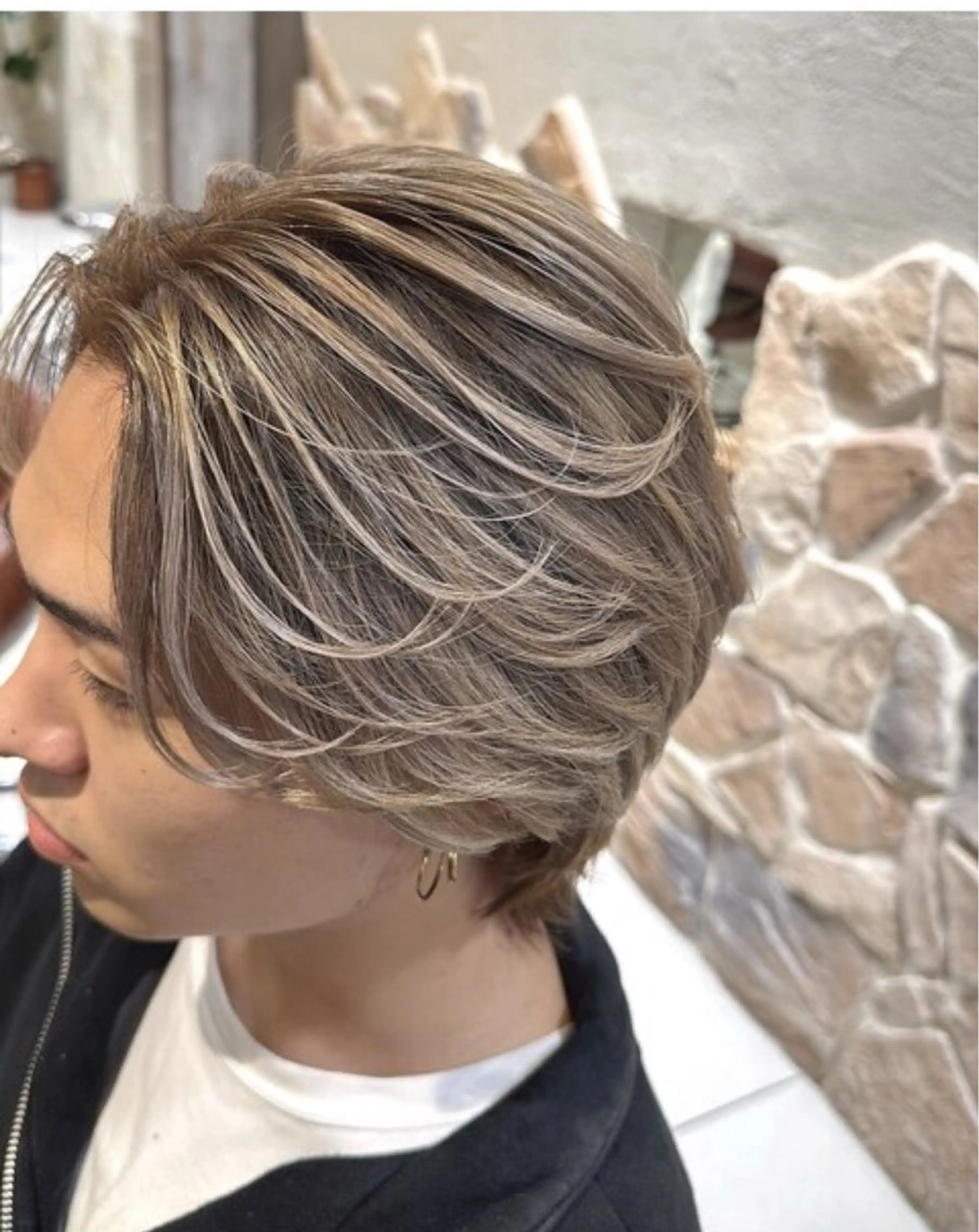 ミディアム メンズ レディースモデル💞 ユイ🎀のヘアスタイル