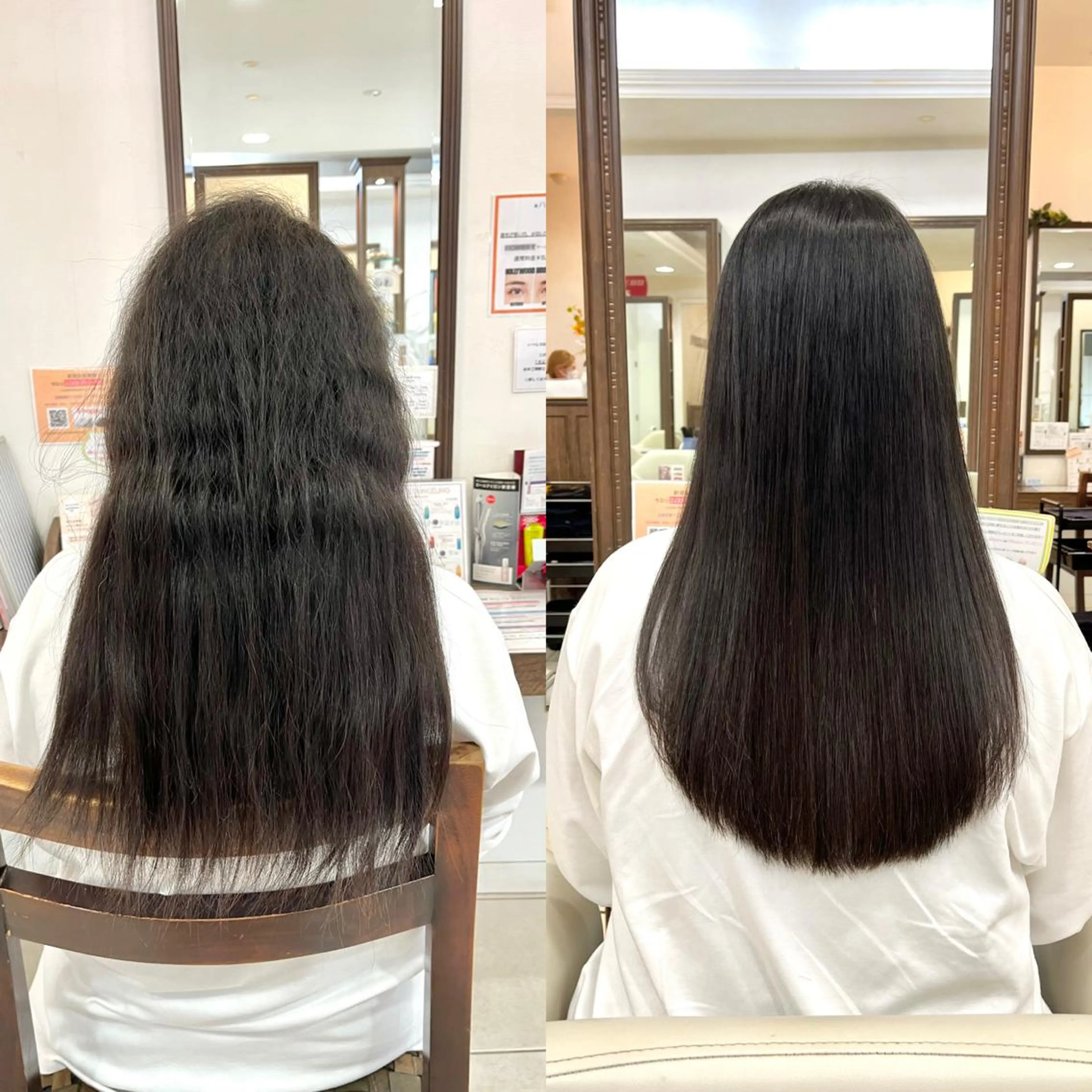 ロング ショートボブ ボブ くせ毛 ハイライト 髪質改善 カット 縮毛矯正 トリートメント 《大人気髪質改善》 プログレス国分寺店のヘアスタイル