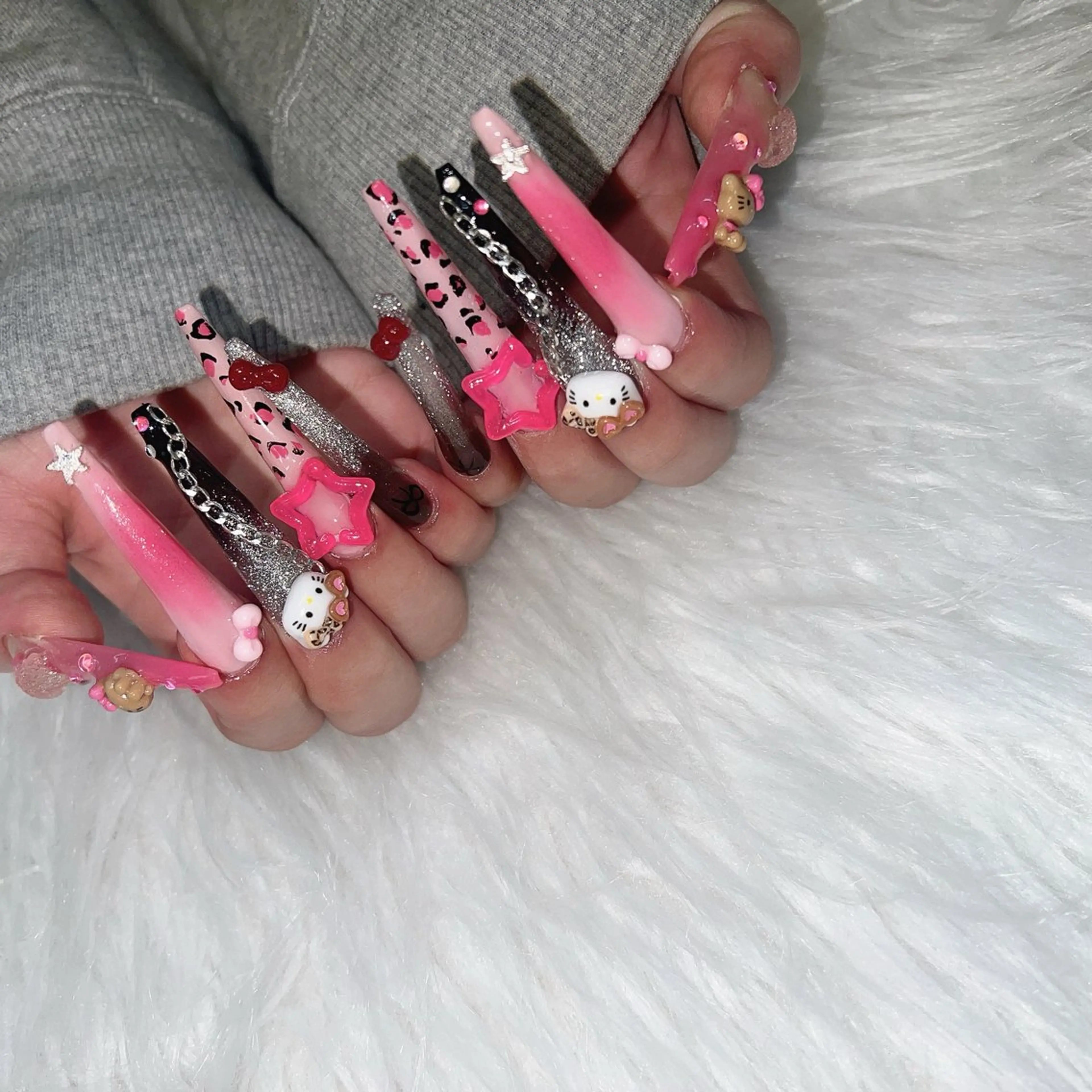 ネイル ロングネイル ハンドネイル M3 nail salonのネイルデザイン