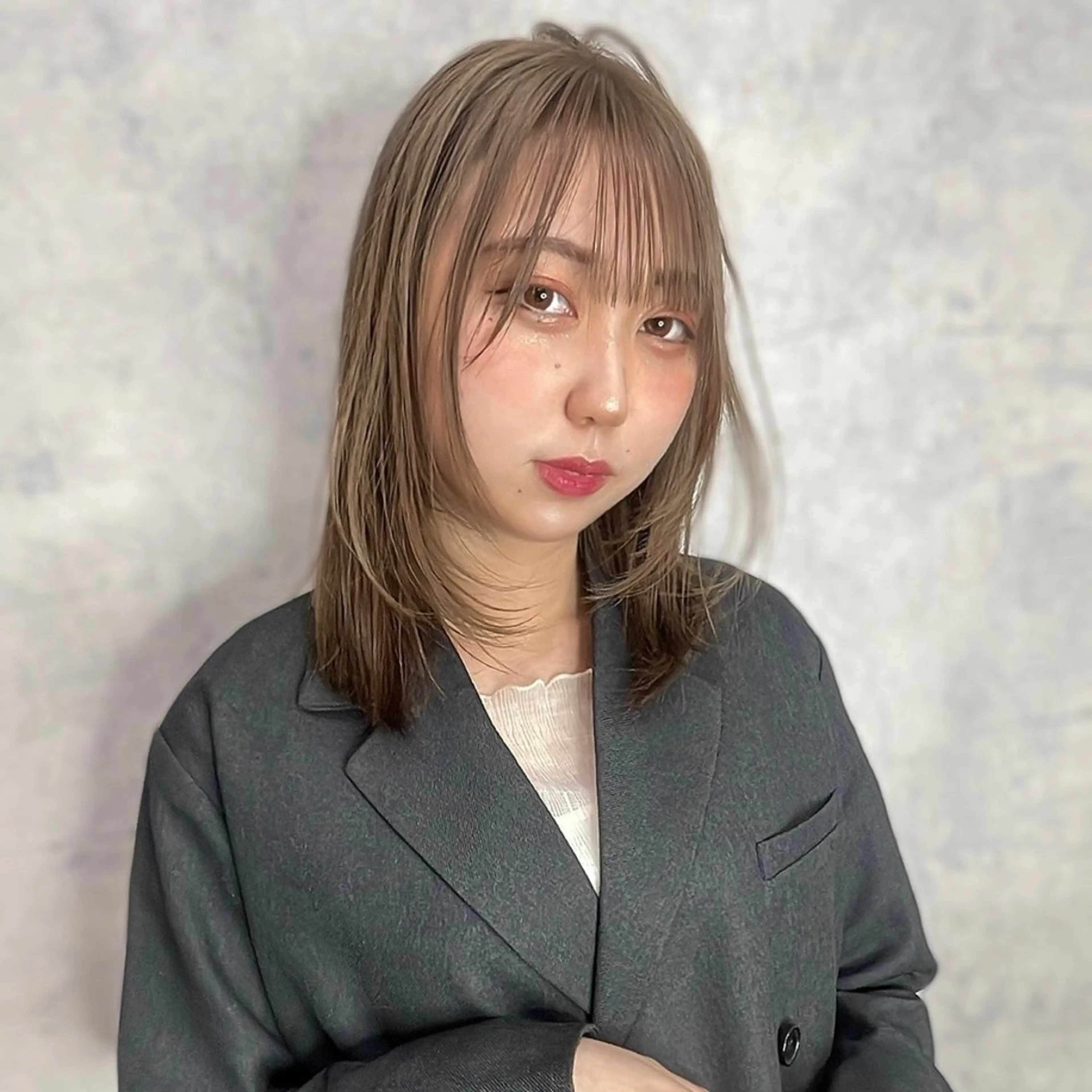 ロング カラー ヘアカラー 松下宗翔｜カラー｜ 福岡レイヤーカットのヘアスタイル