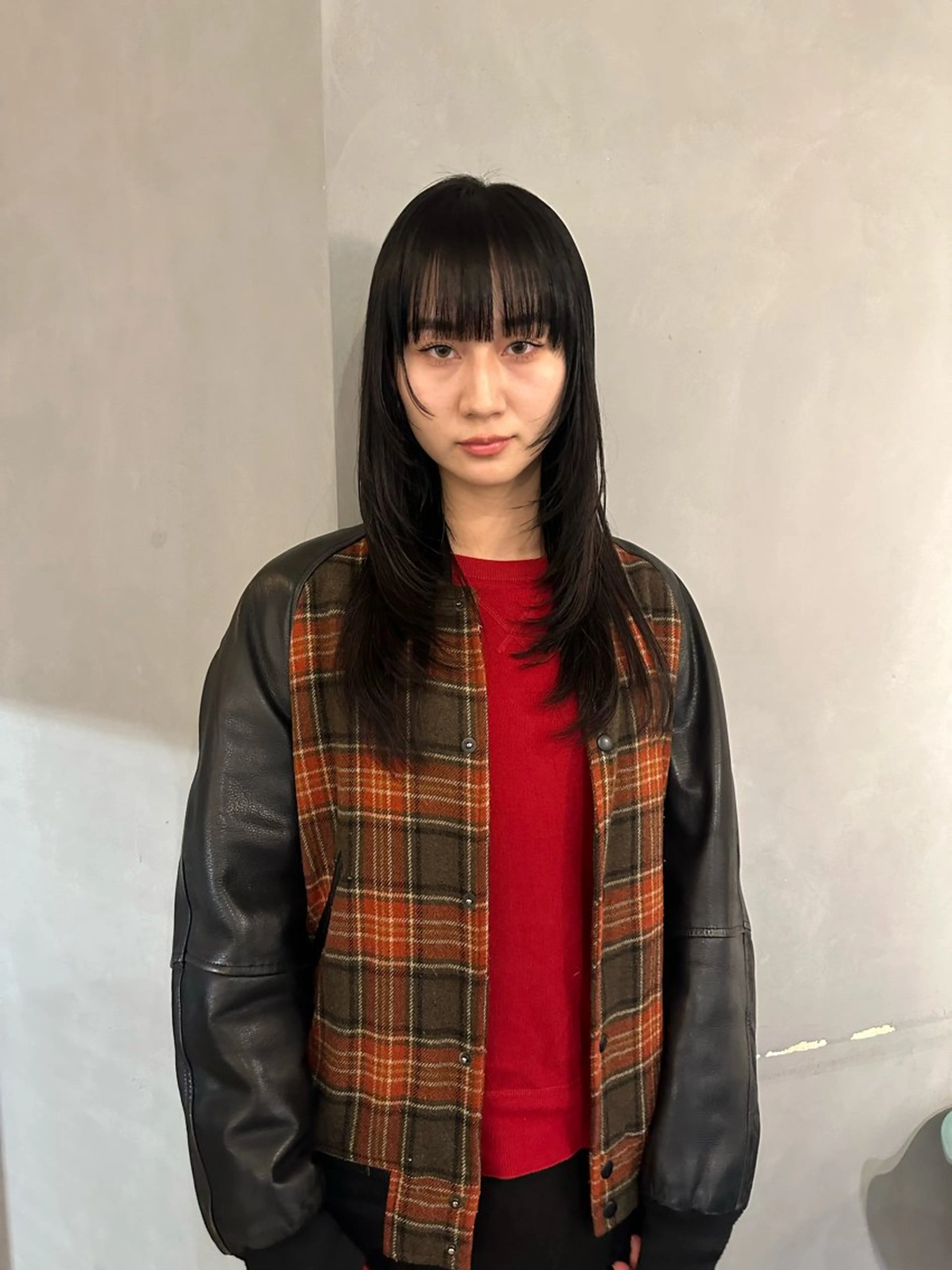 ロング カラー カット ヘアカラー エクステ 美髪・シールエクステ ホソタニリョウコのヘアスタイル