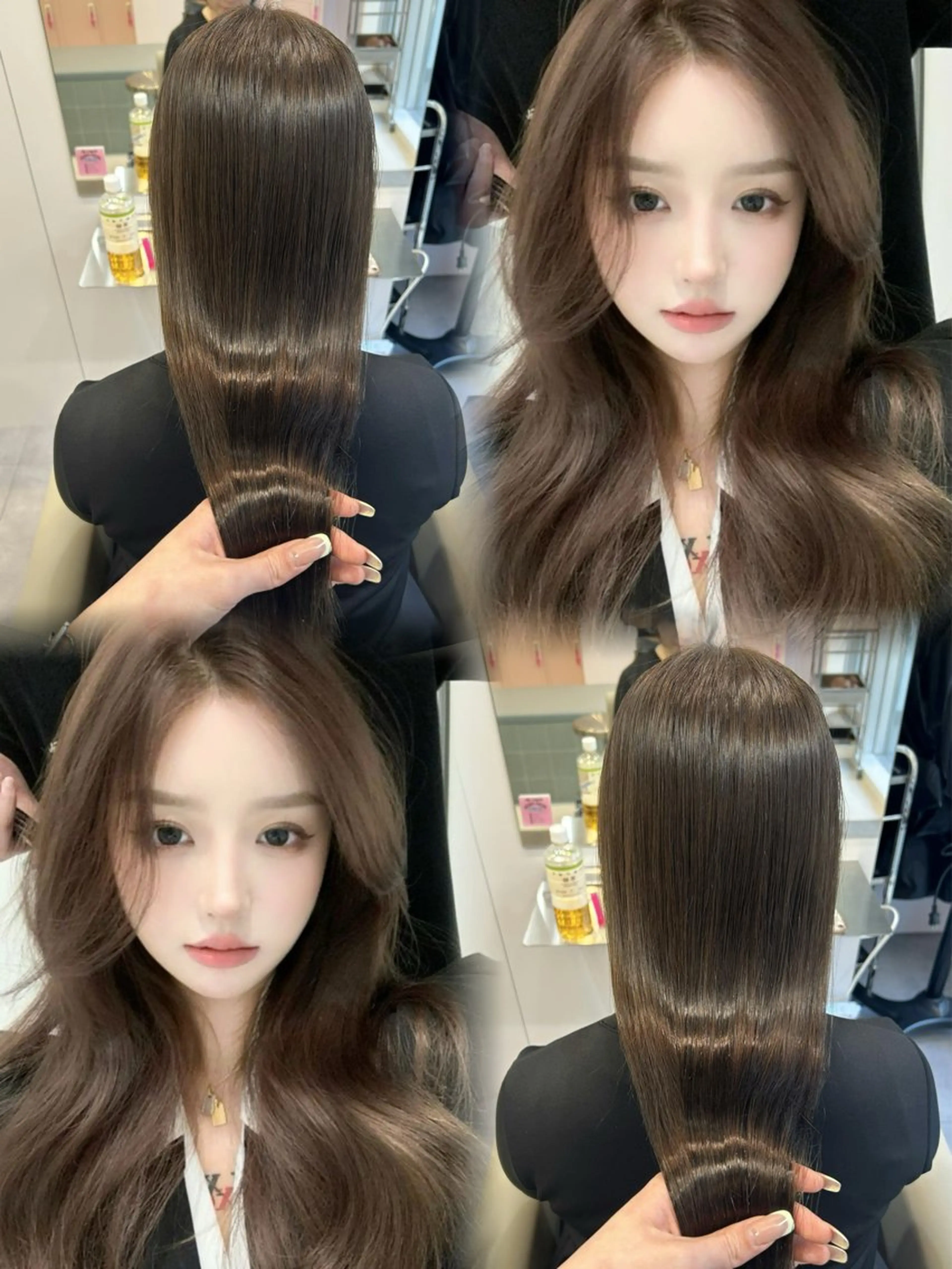 カラー YUZUKI艶カラー /似合わせ小顔カットのヘアスタイル