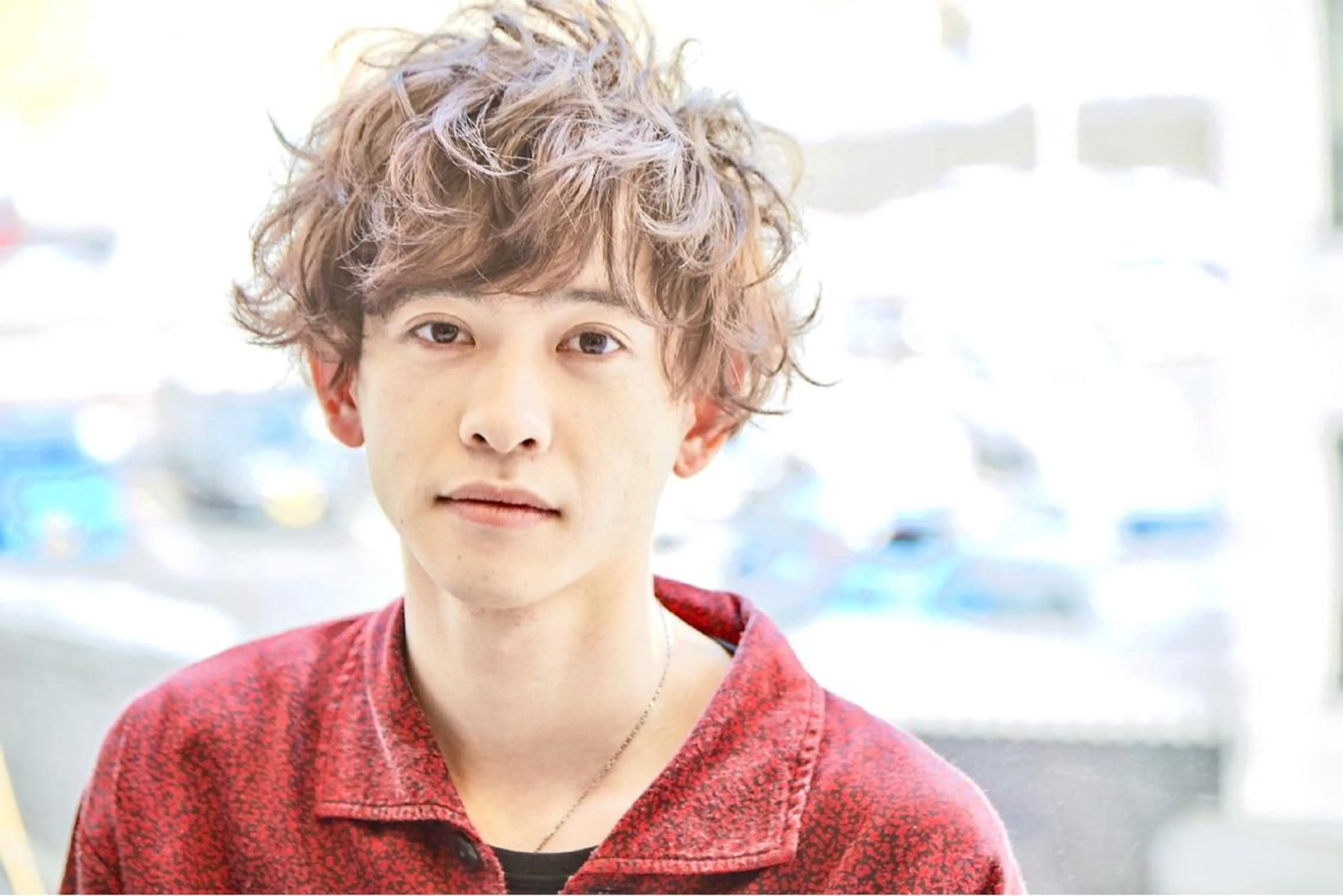 ショート カラー パーマ 艶カラー/フェイス レイヤー/たむのヘアスタイル