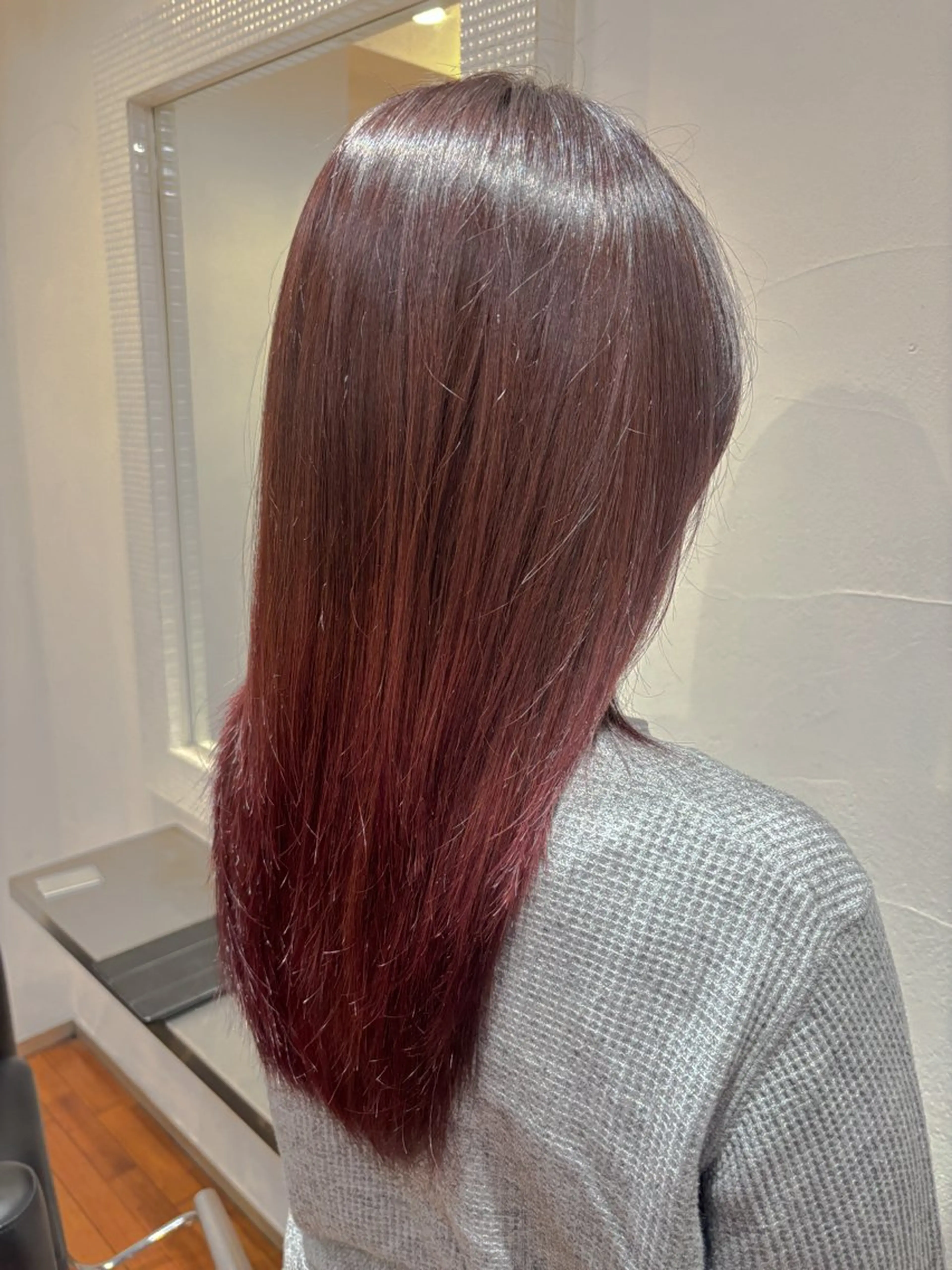 ロング カラー ブリーチ グラデーションカラー 石渡洋平 /ボブカット🆗のヘアスタイル