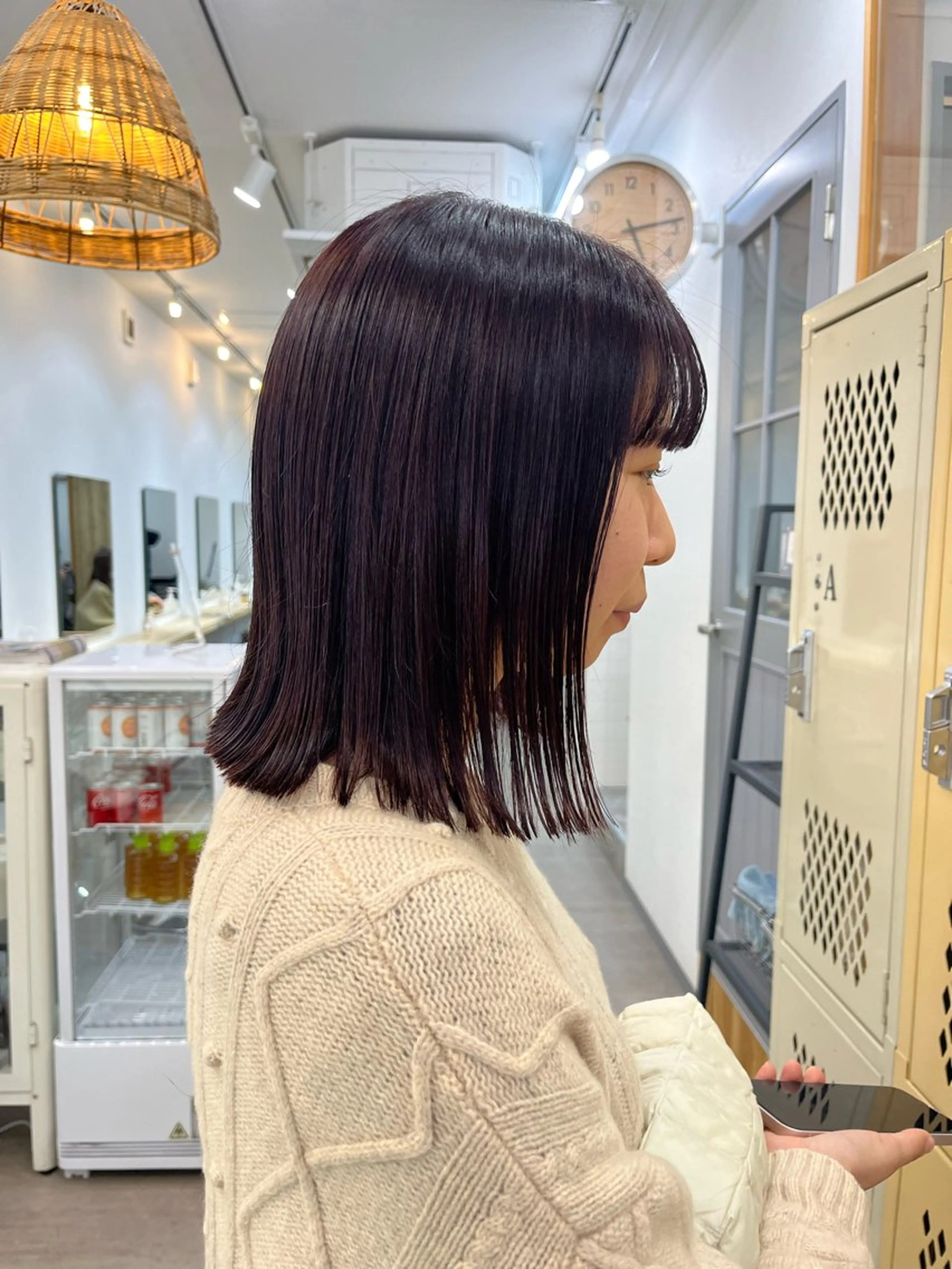 ミディアム カラー カット ヘアカラー トリートメント 🌼sunc HINAMI🌼のヘアスタイル