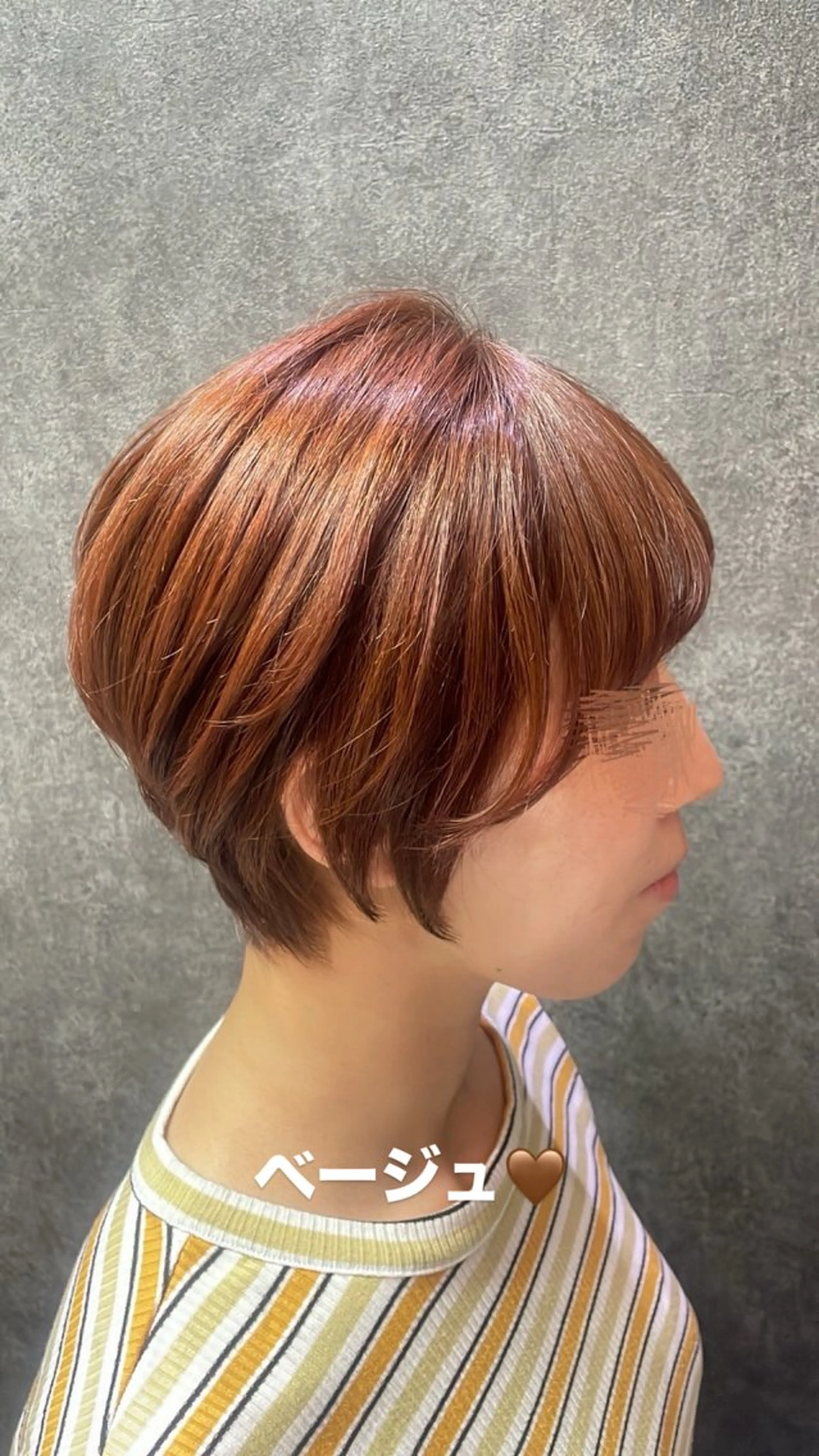 ショート カラー ベージュカラー 透明感カラー ヘアカラー BLANCA HAIR 刈谷店所属・Takeuchi daikiのヘアスタイル