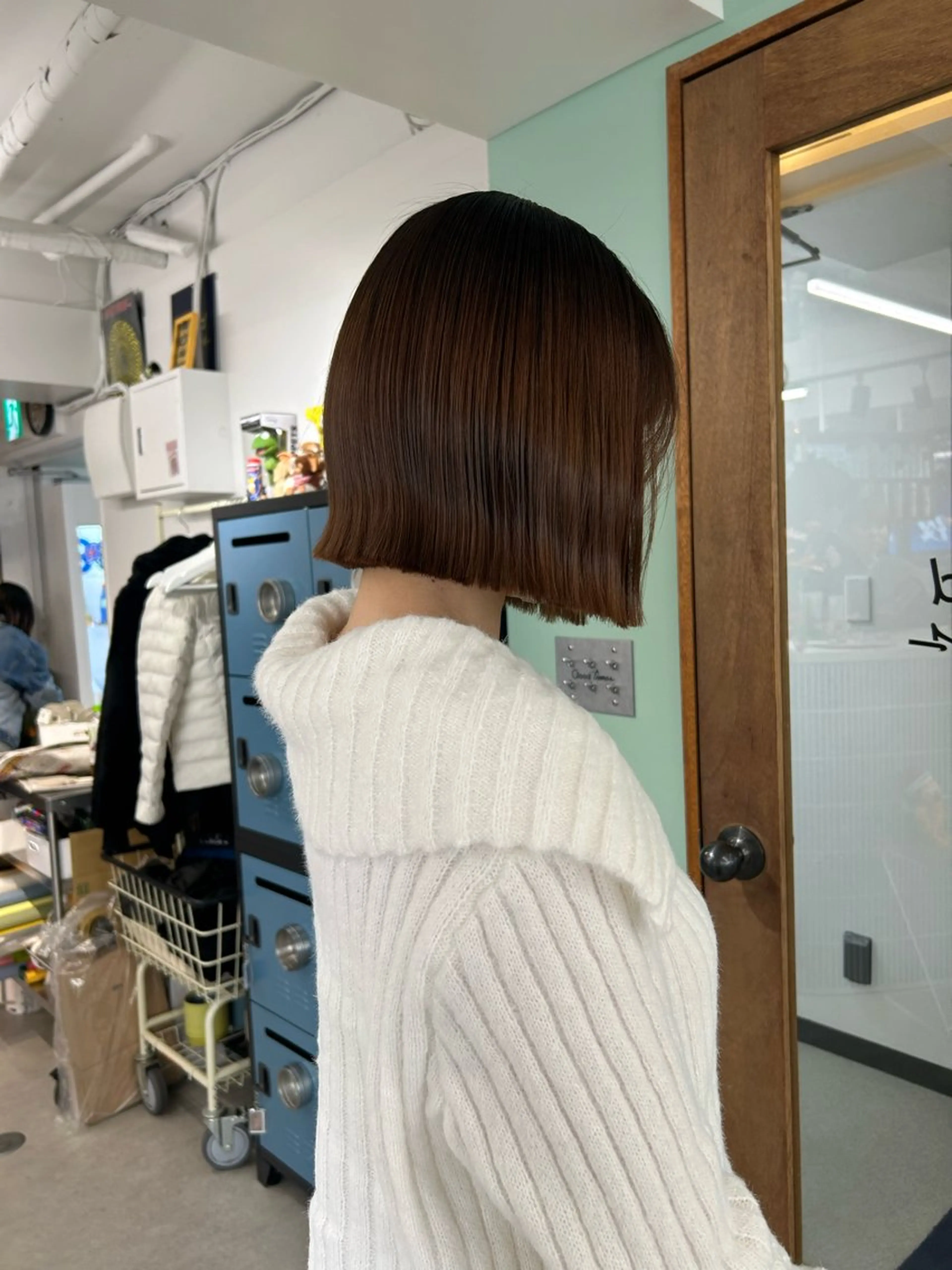 ショート カット ヘアカラー ボブ・レイヤーカット ／もえまる🌻のヘアスタイル