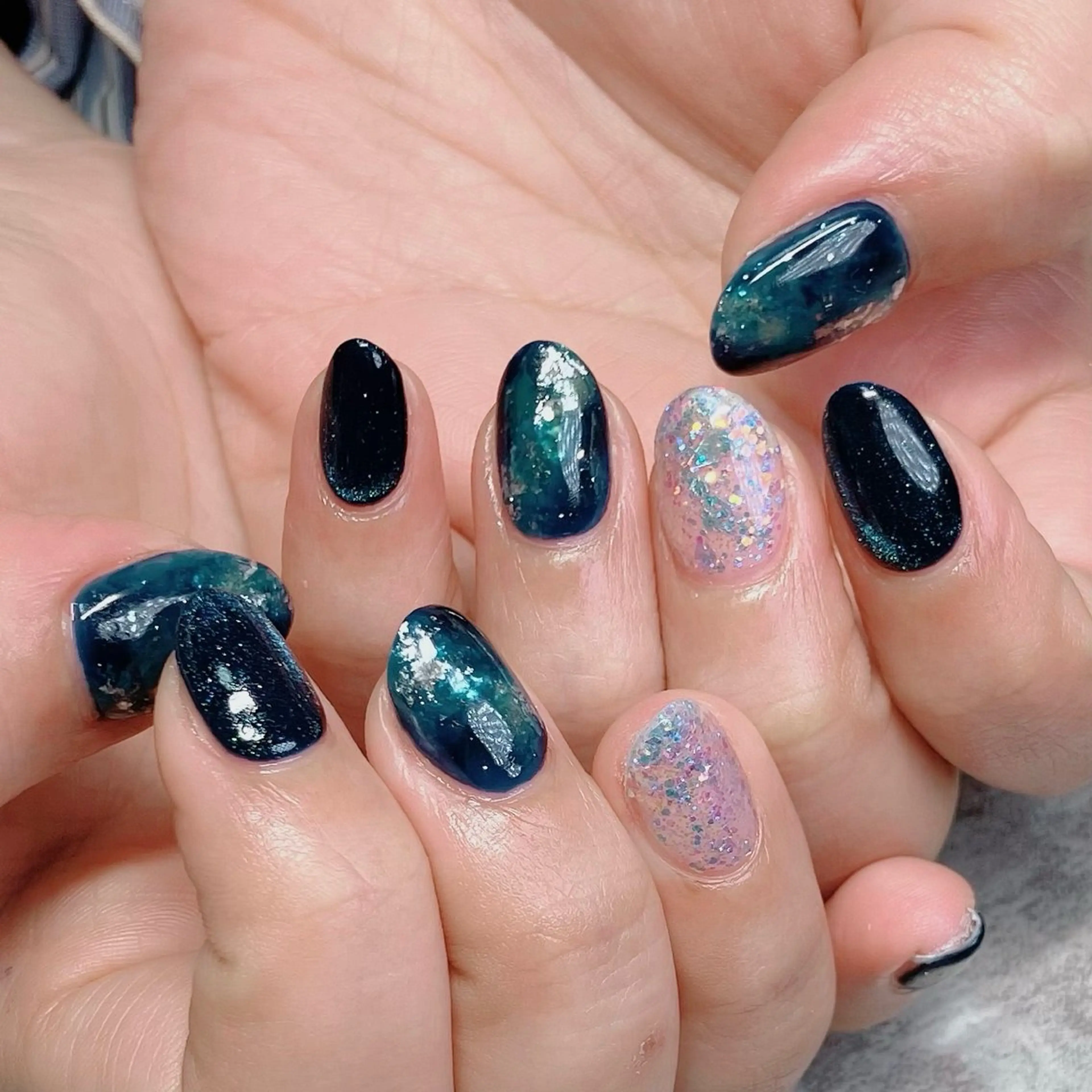 ネイル ハンドネイル ハンドケア haleyume所属・shino🌟 痛ネイルのネイルデザイン