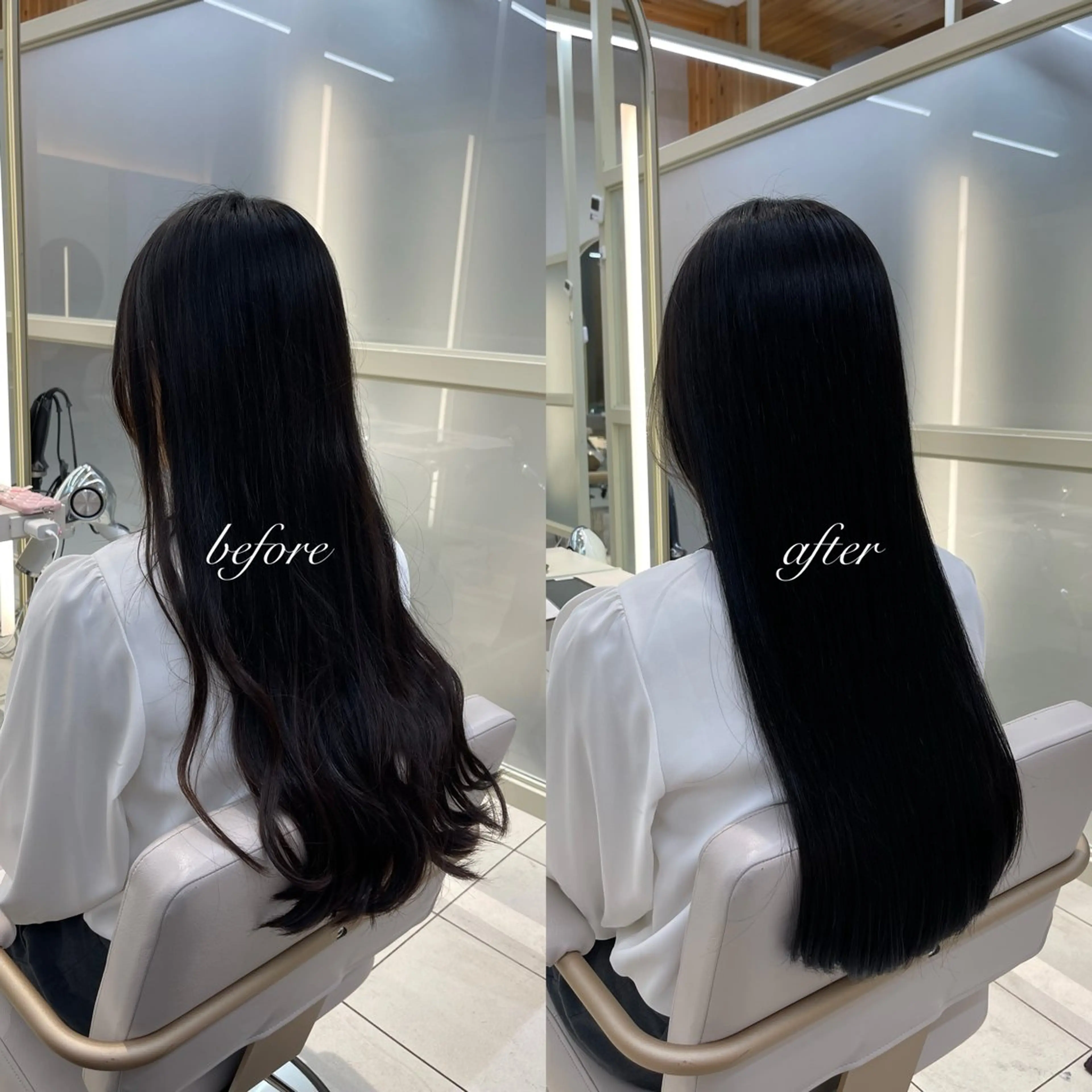 ロング ヘアカラー 𝐑𝐞𝐨/透明感 𝐜𝐨𝐥𝐨𝐫のヘアスタイル