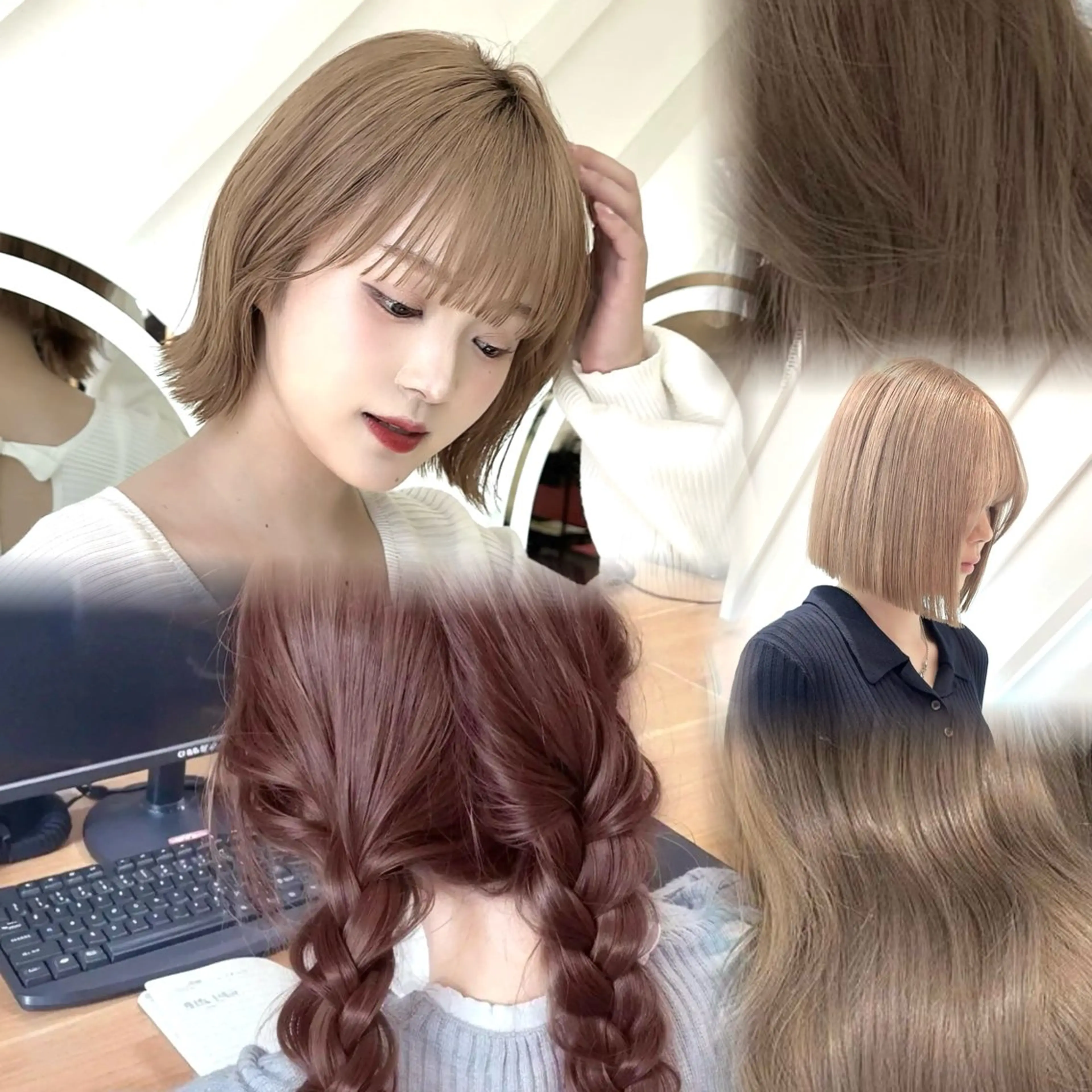ショート カラー カット ヘアカラー トリートメント 優希/似合わせ/艶 カラー/カット/渋谷のヘアスタイル