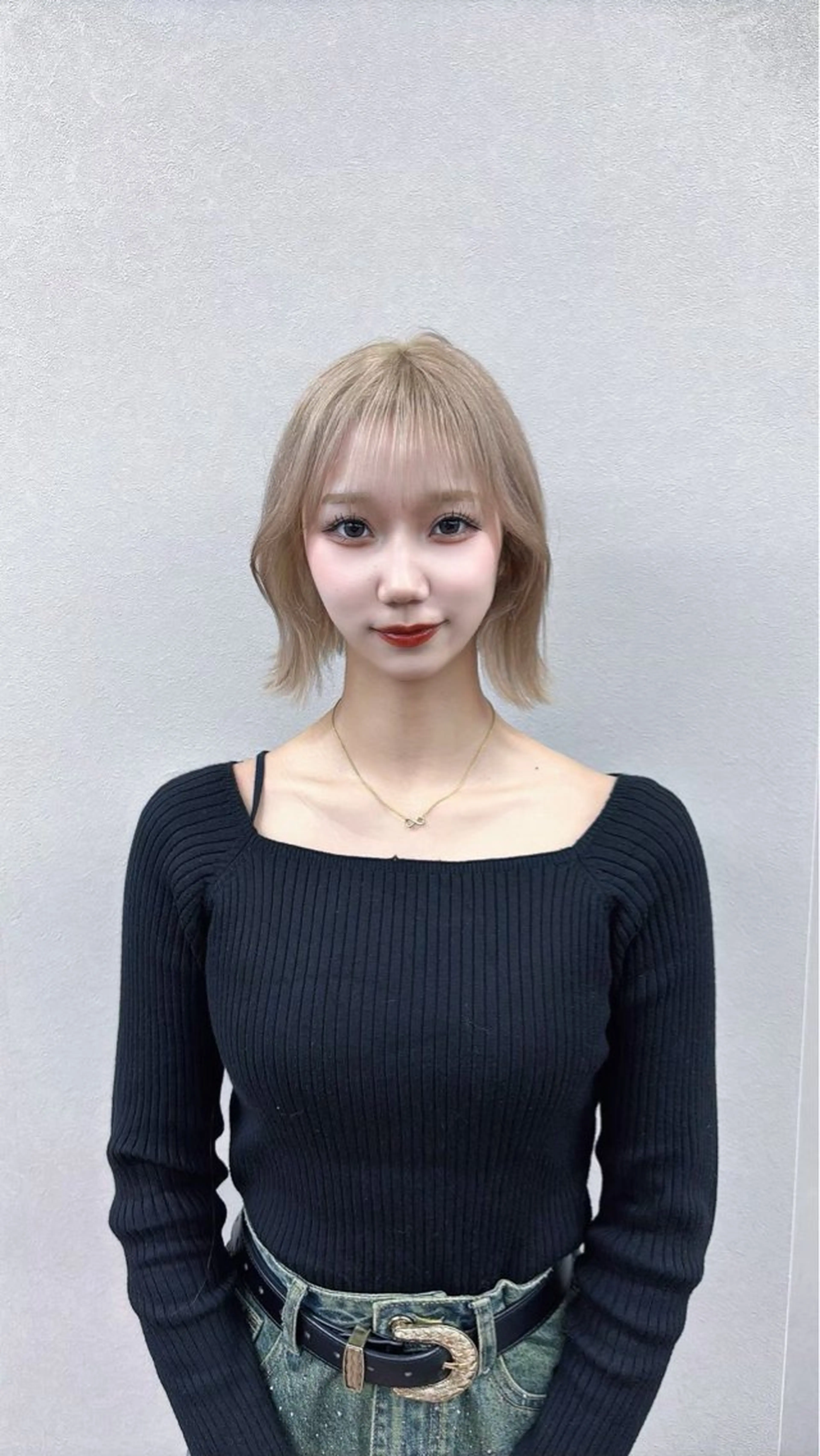 🌹前頭ブリーチ➕カラー(トリートメント)🌹の写真