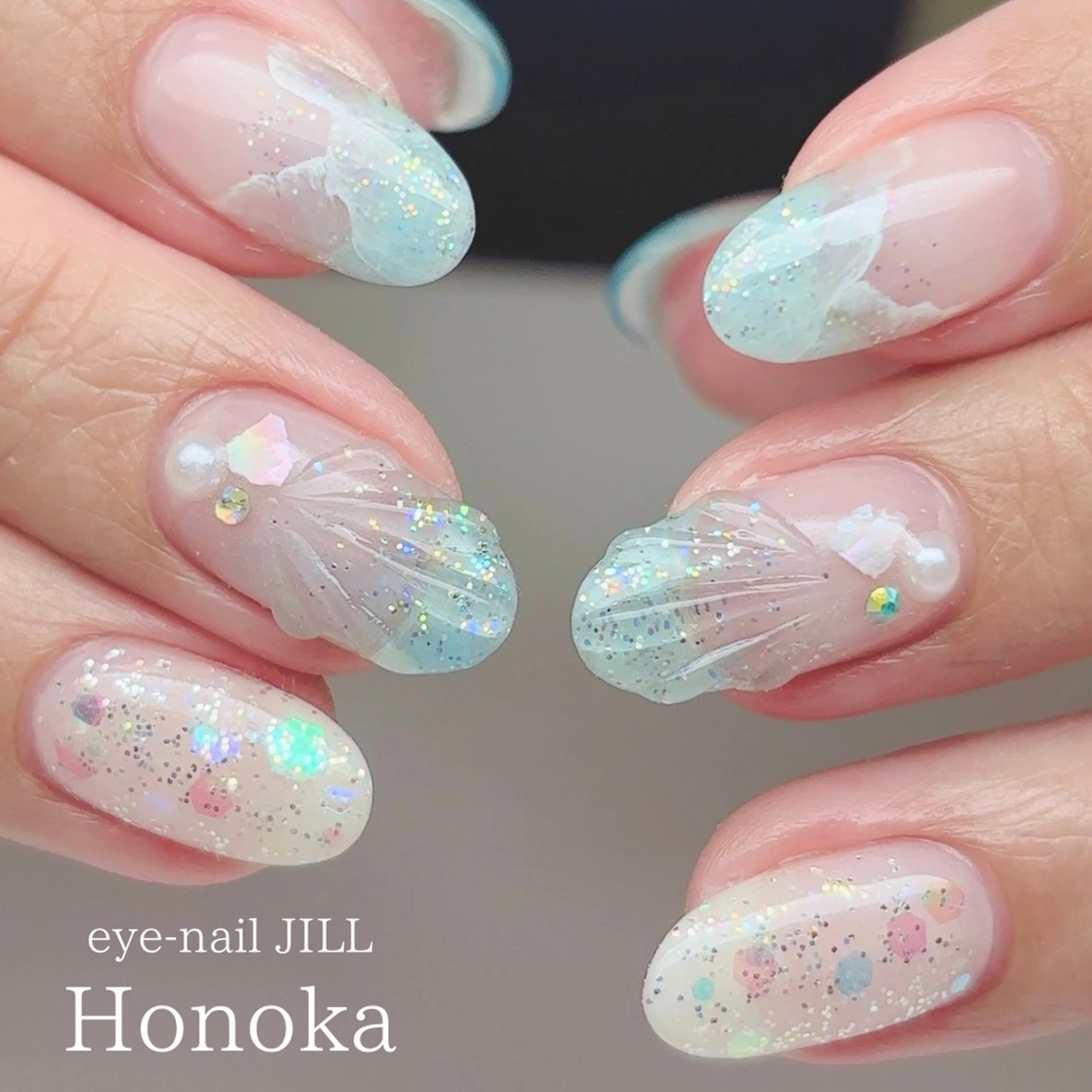 ネイル 夏ネイル ハンドネイル JILL Honokaのネイルデザイン