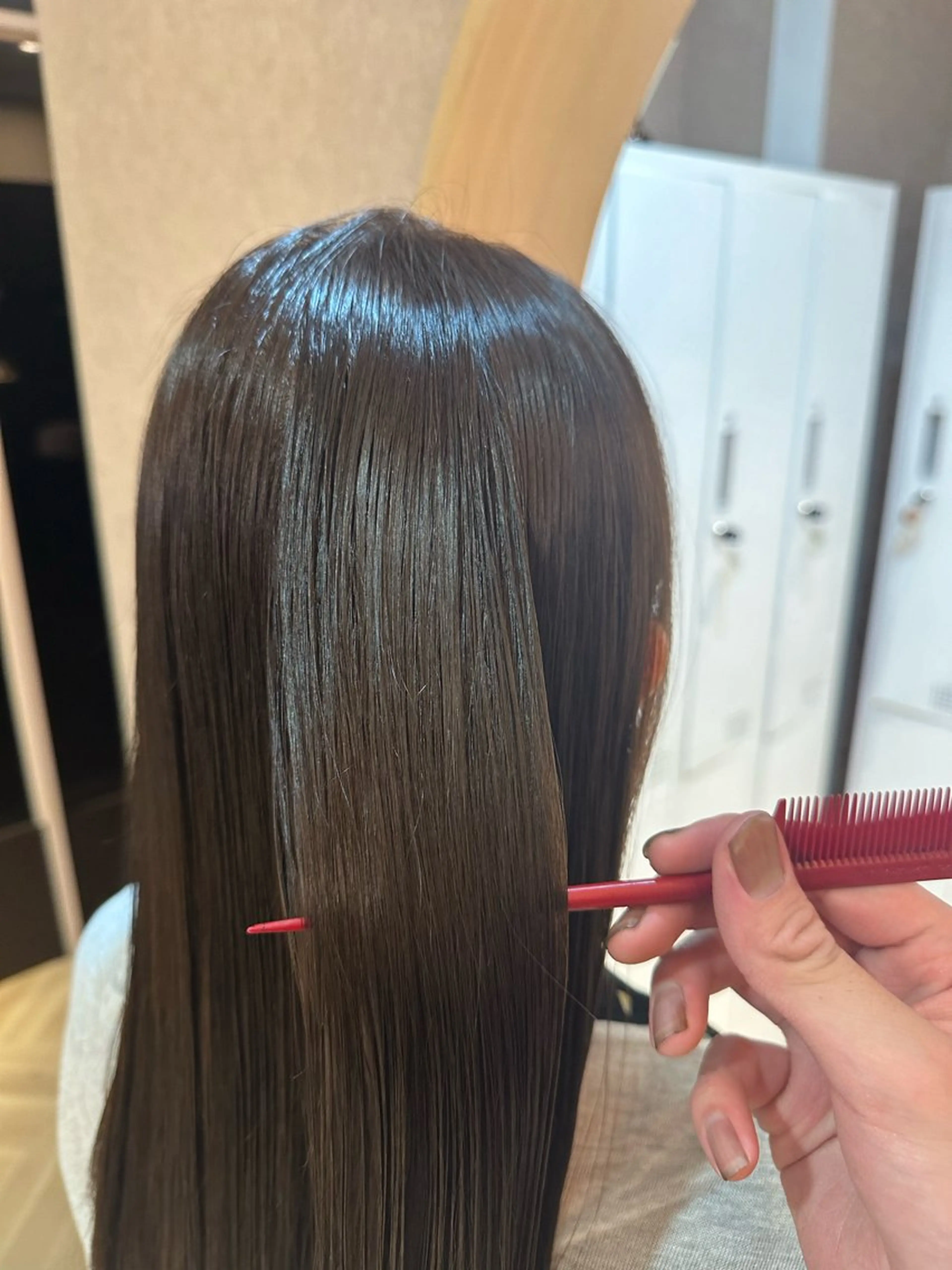 カラー 透明感カラー メンズカット/ フェザーパーマ/げんのヘアスタイル