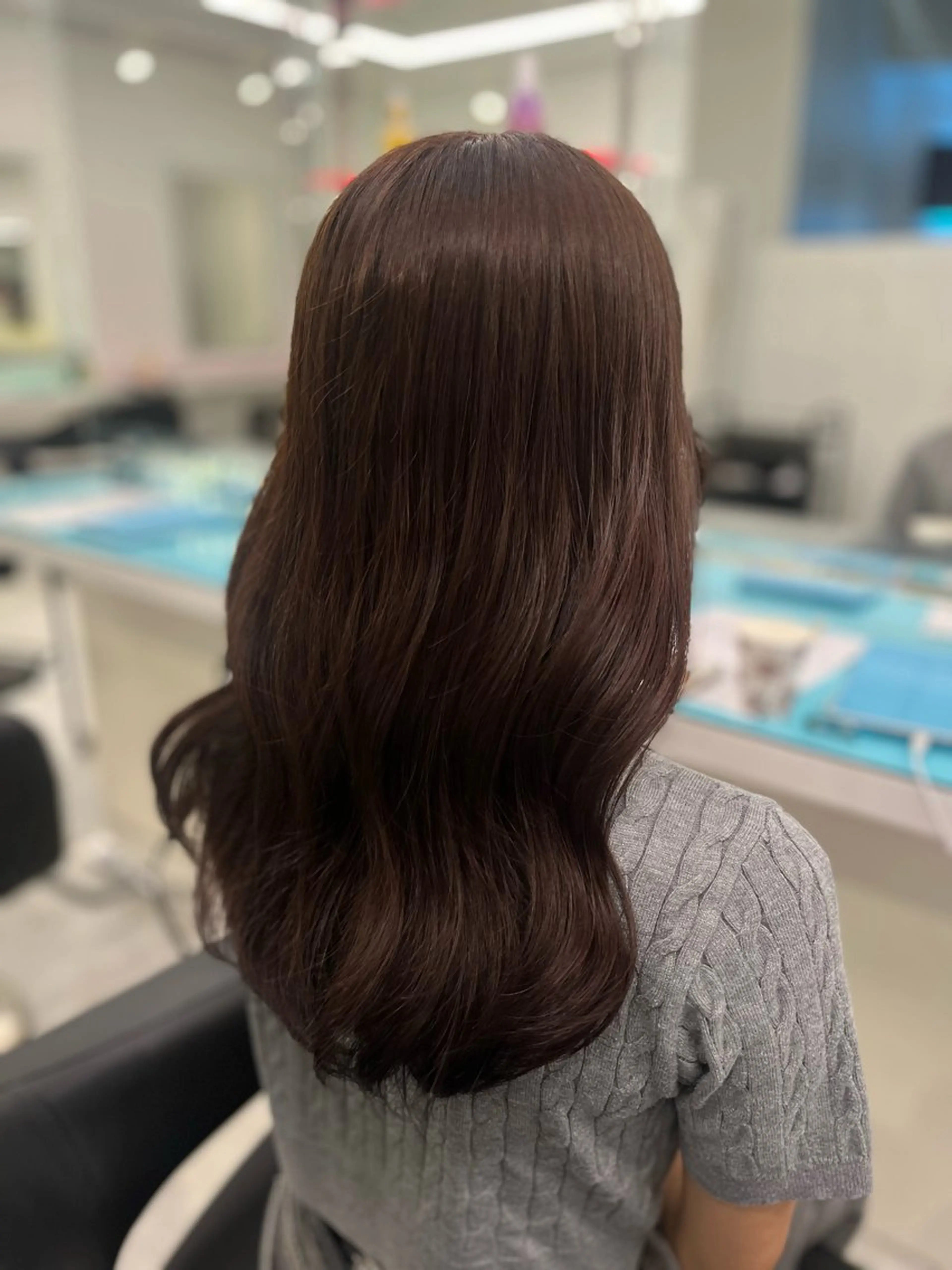 ロング カラー カット ヘアカラー ガーリー♡女の子っぽ ヘア♡ピンクカラー♡のヘアスタイル