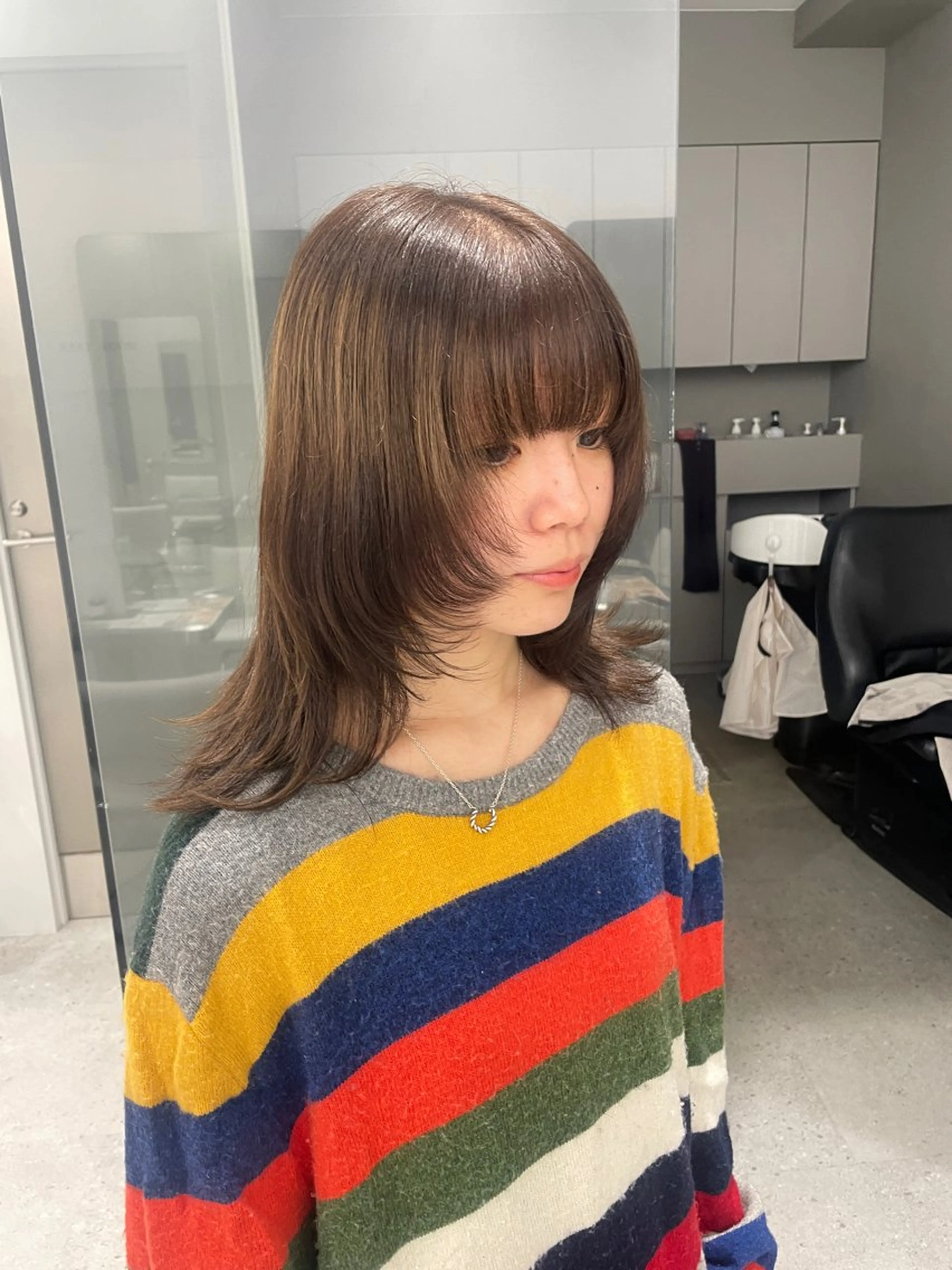 レイヤーカット＋ワンカラー *.+ﾟの写真