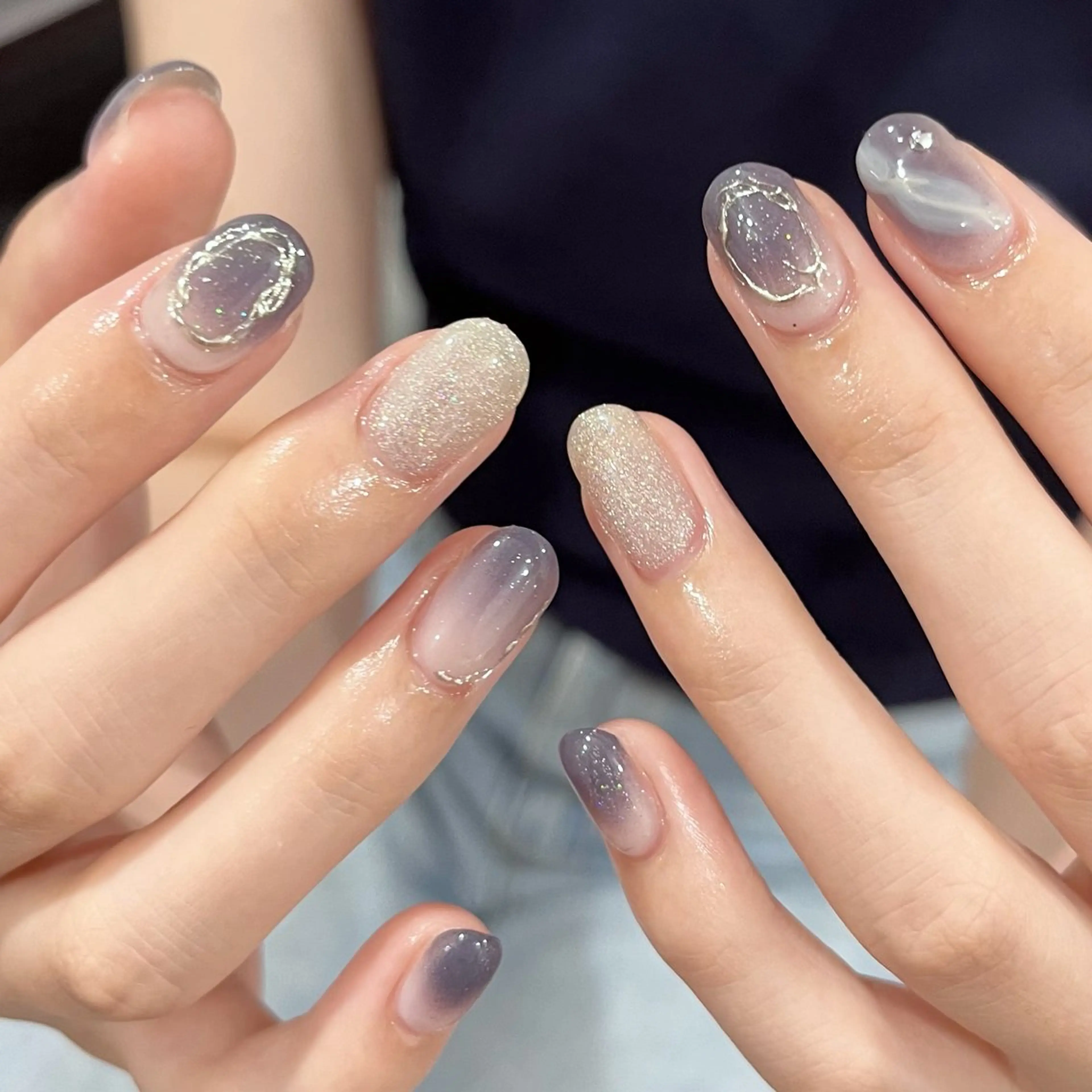 ネイル 韓国ネイル ワンホンネイル ハンドネイル ハンドケア Chang _Nailのネイルデザイン