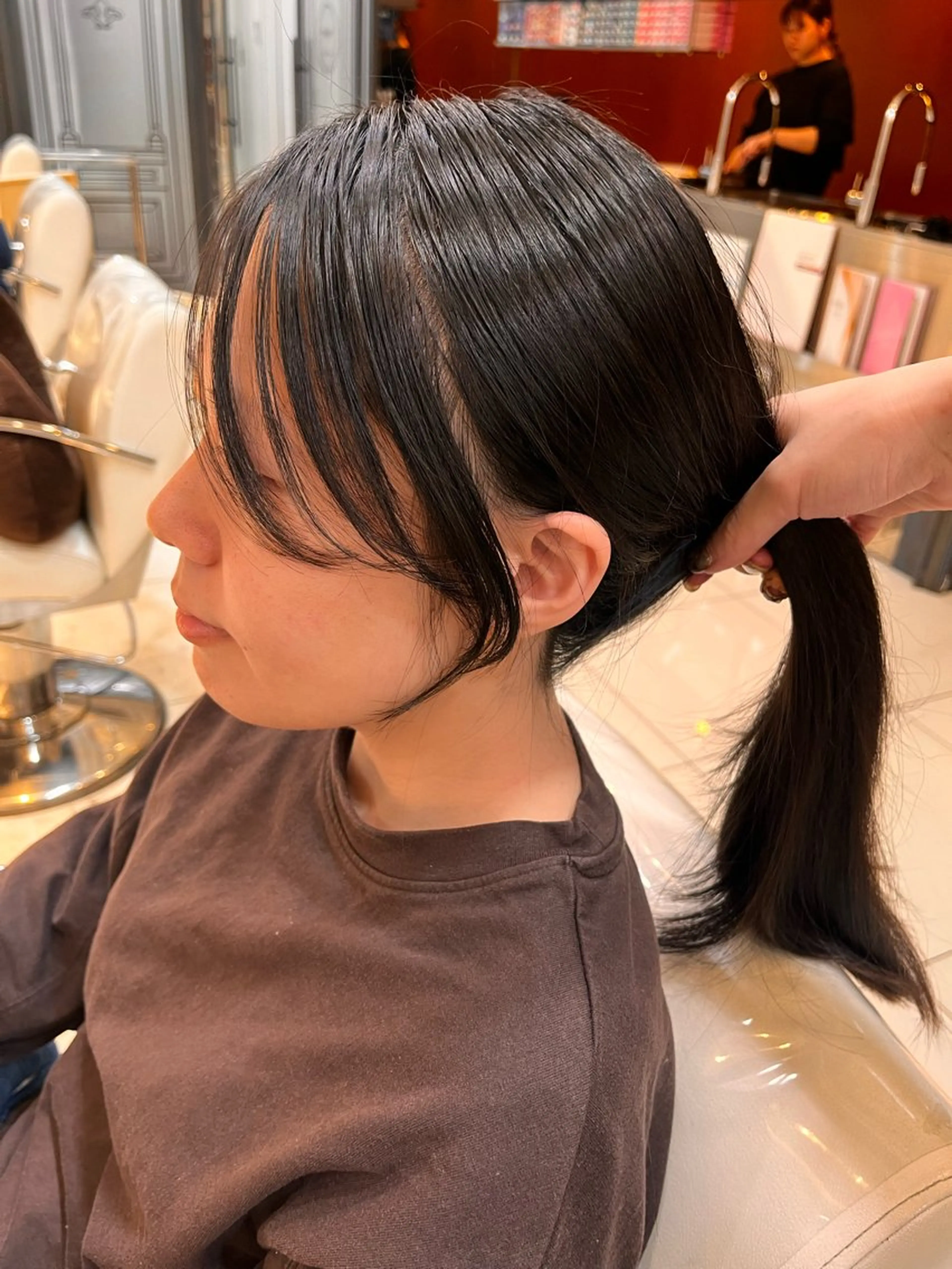 ロング カット The B/ オガワラナのヘアスタイル