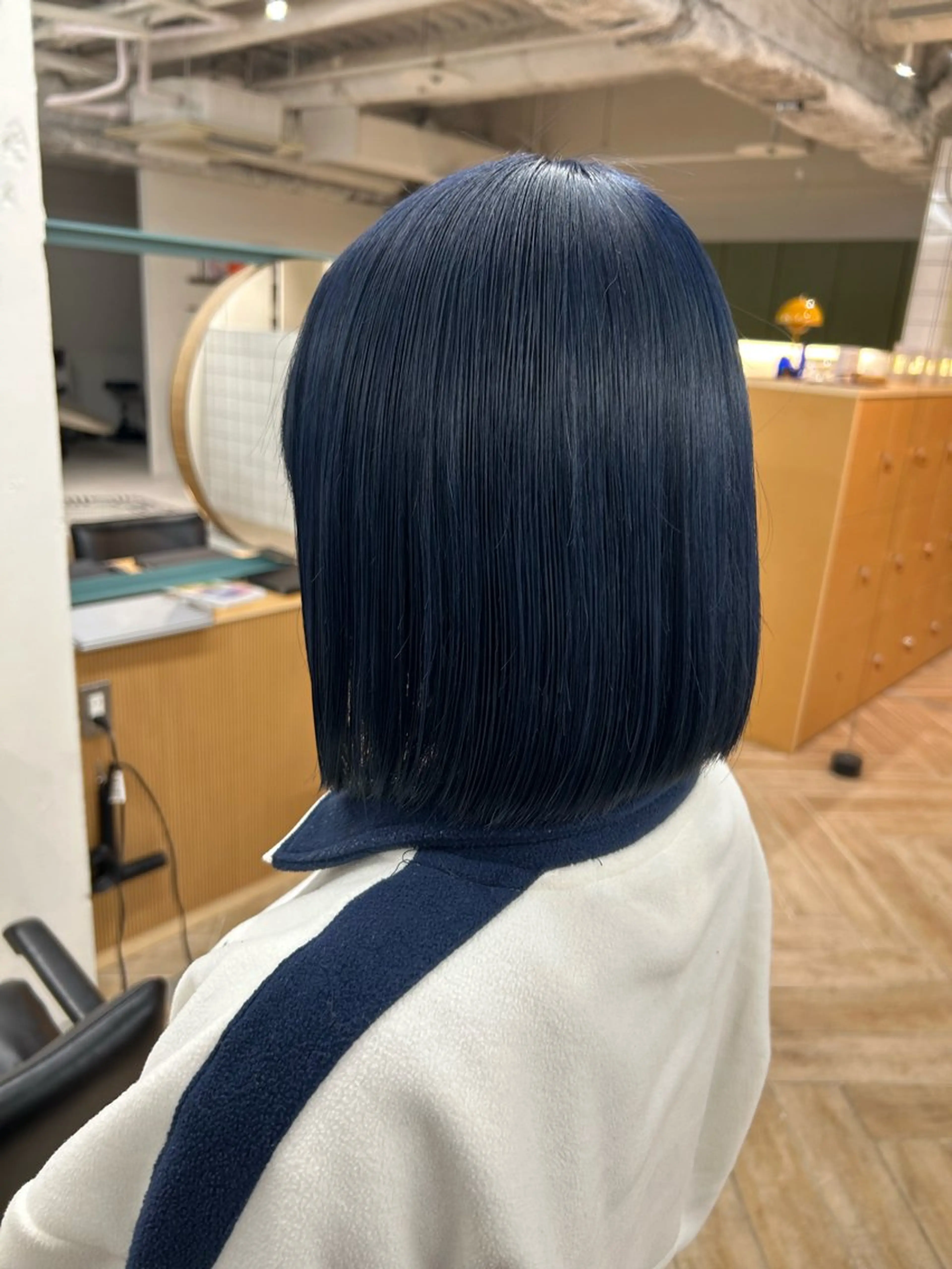 ミディアム カラー ヘアカラー トリートメント ベージュ/ダブルカラ ー/新潟駅/青柳萌果のヘアスタイル