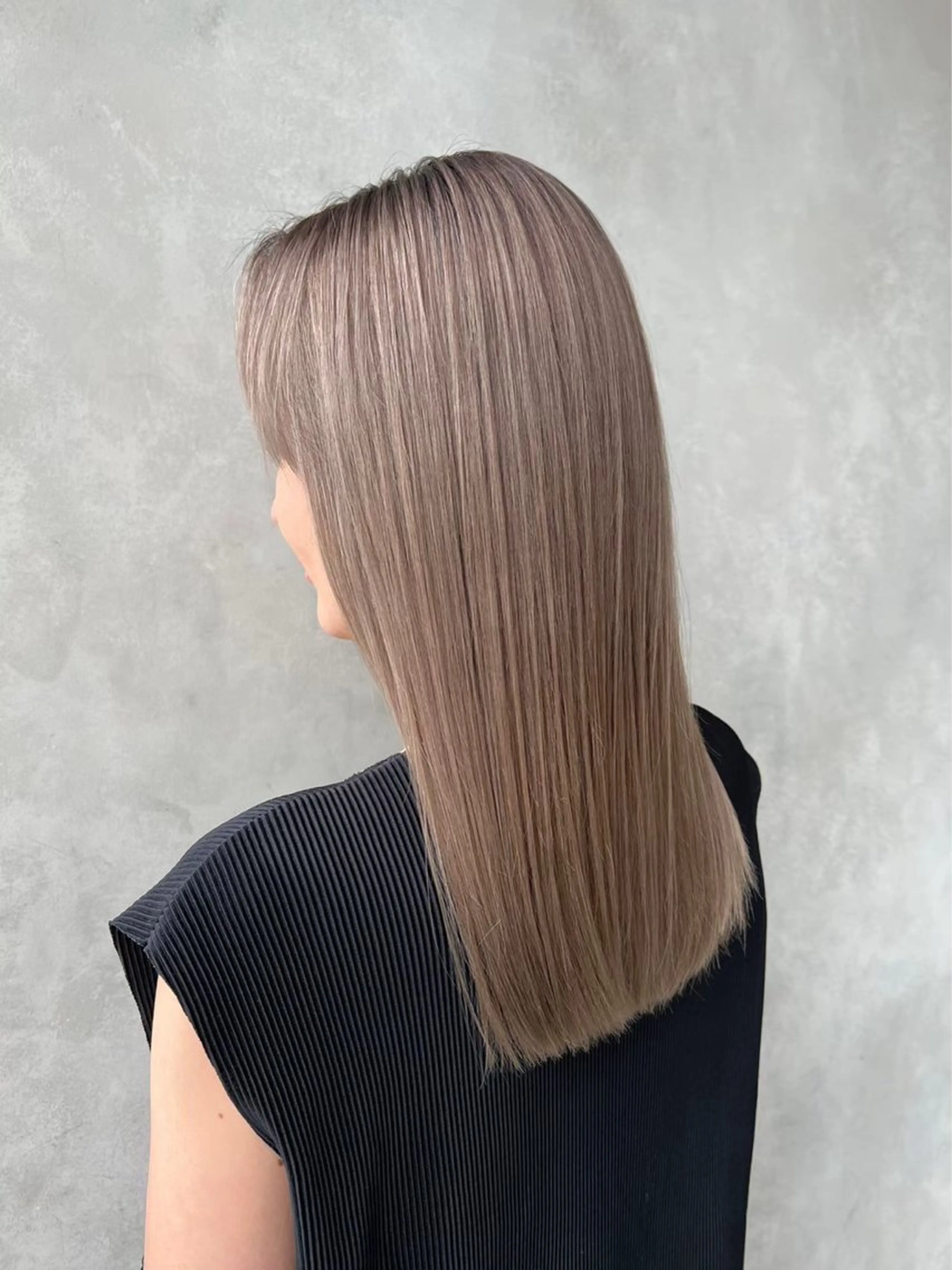 ミディアム パーマ トリートメント ヘアカラー トリートメント 渋谷/垢抜けボブ 髪質改善/ショウゴのヘアスタイル