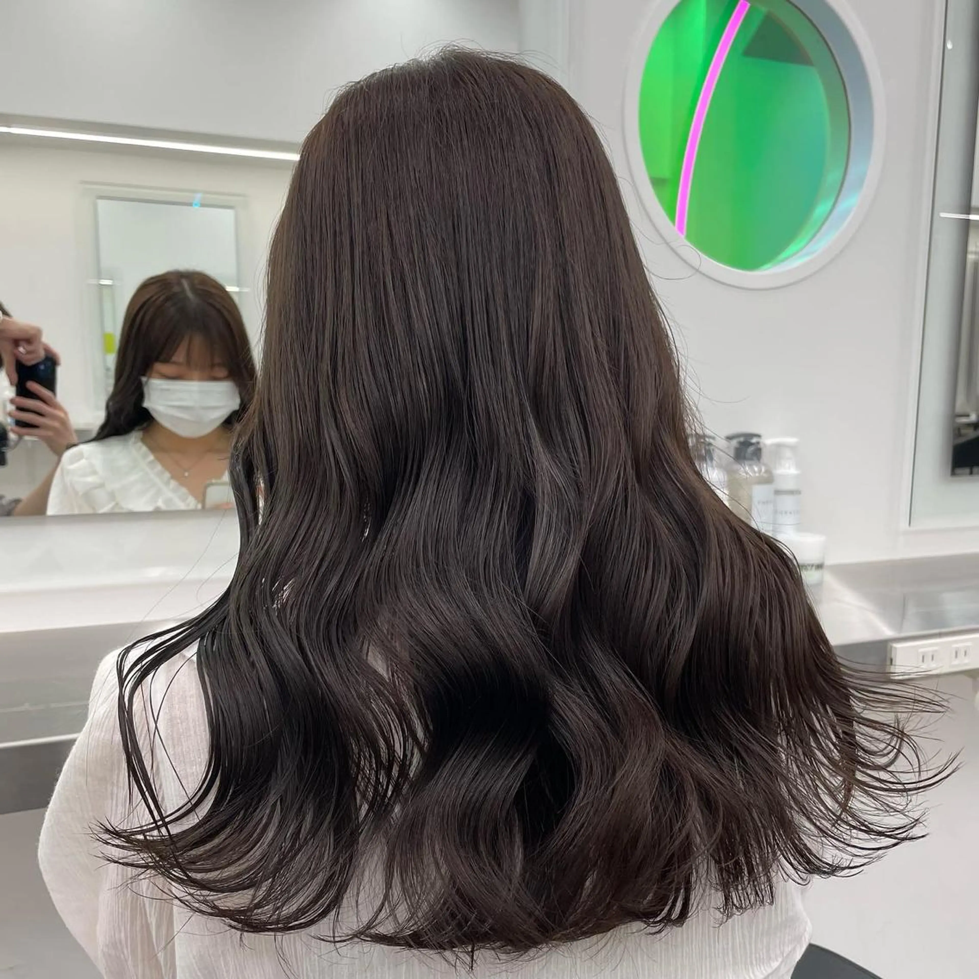 セミロング カラー ヘアカラー トリートメント ヘアセット 渋谷指名1位💖 カラーの達人❣️のヘアスタイル