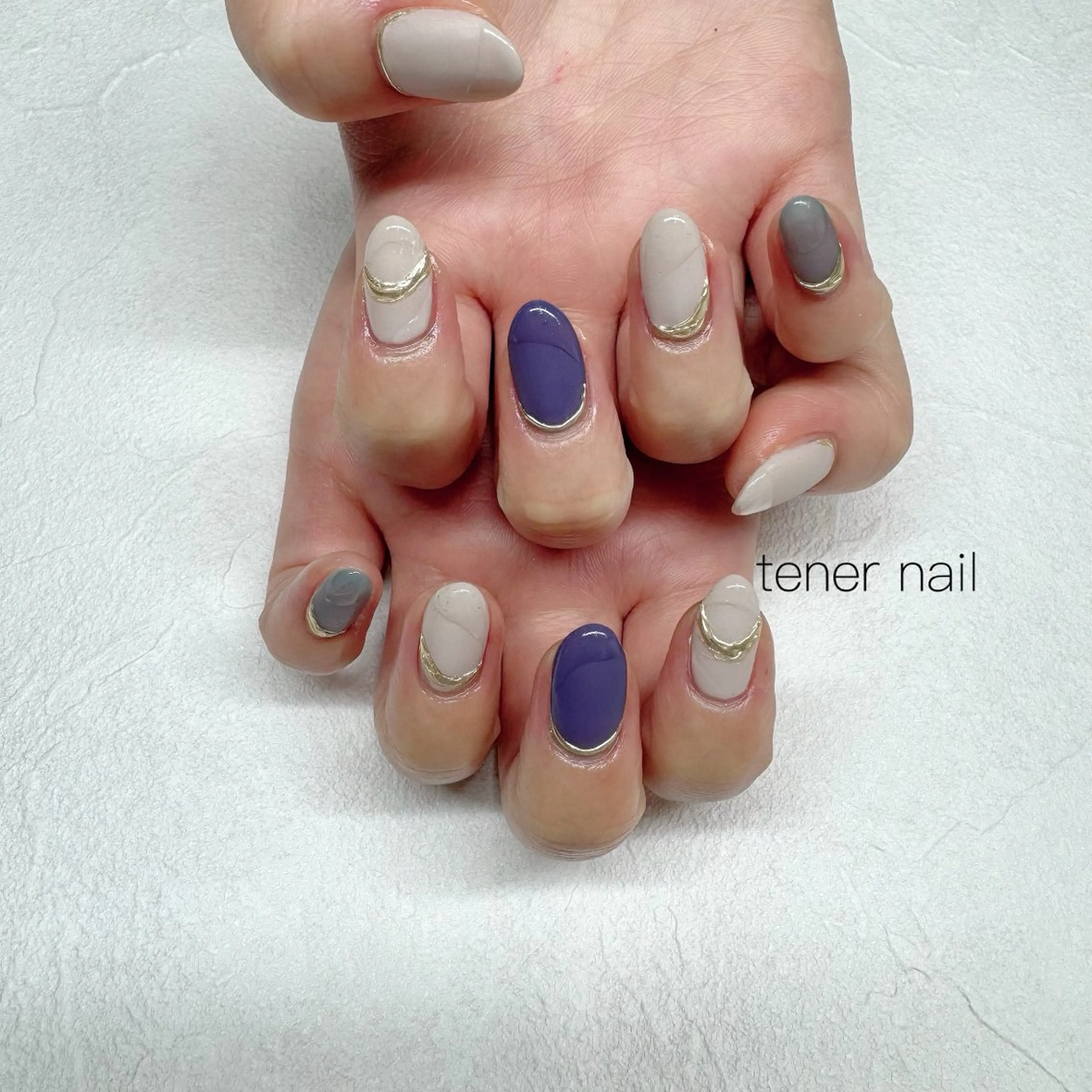 ネイル マットネイル ハンドネイル tener  nail  テネルネイル所属・テネルネイル tener nailのネイルデザイン
