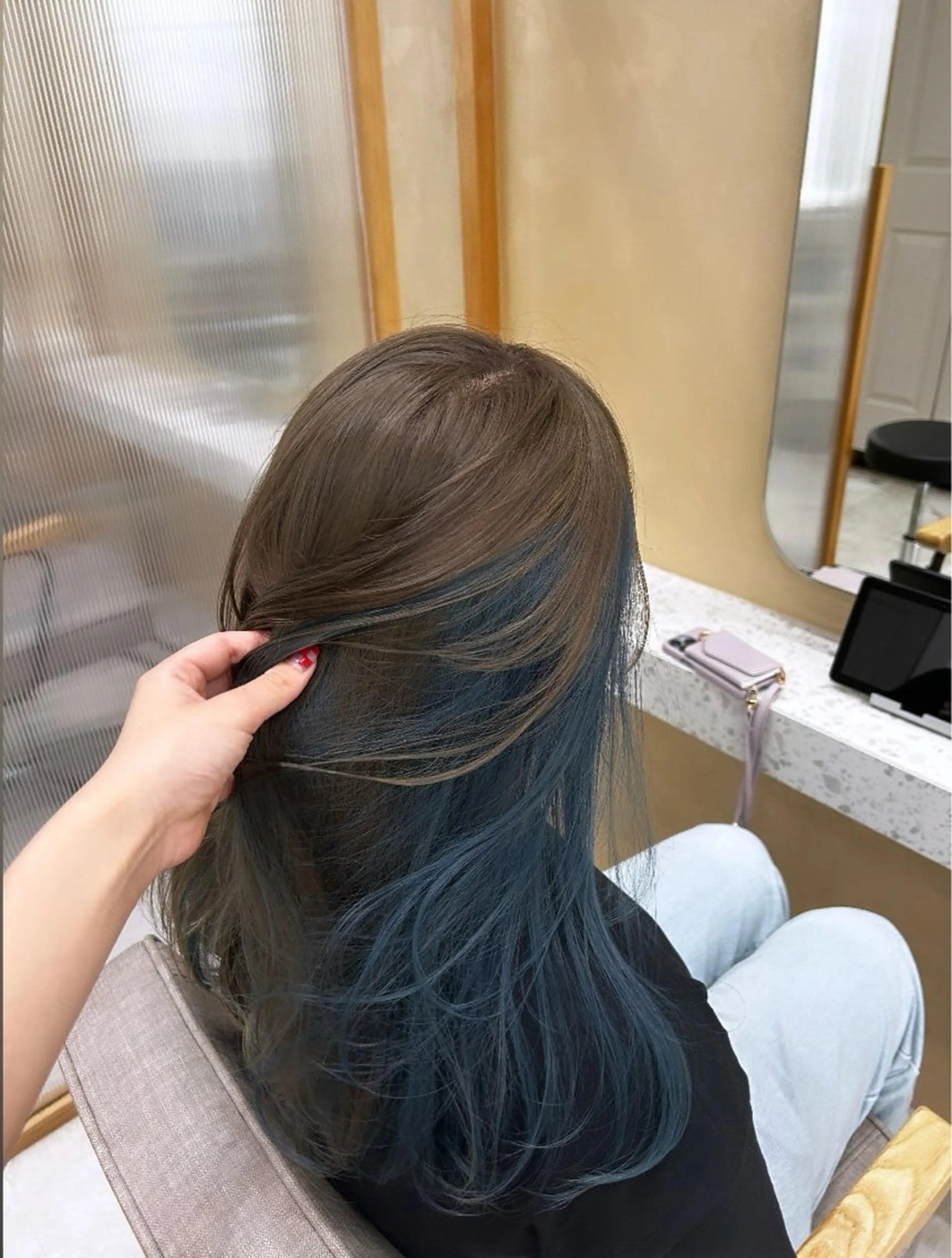 ロング カット ヘアカラー トリートメント メンズ特化美容師👾 チカのヘアスタイル