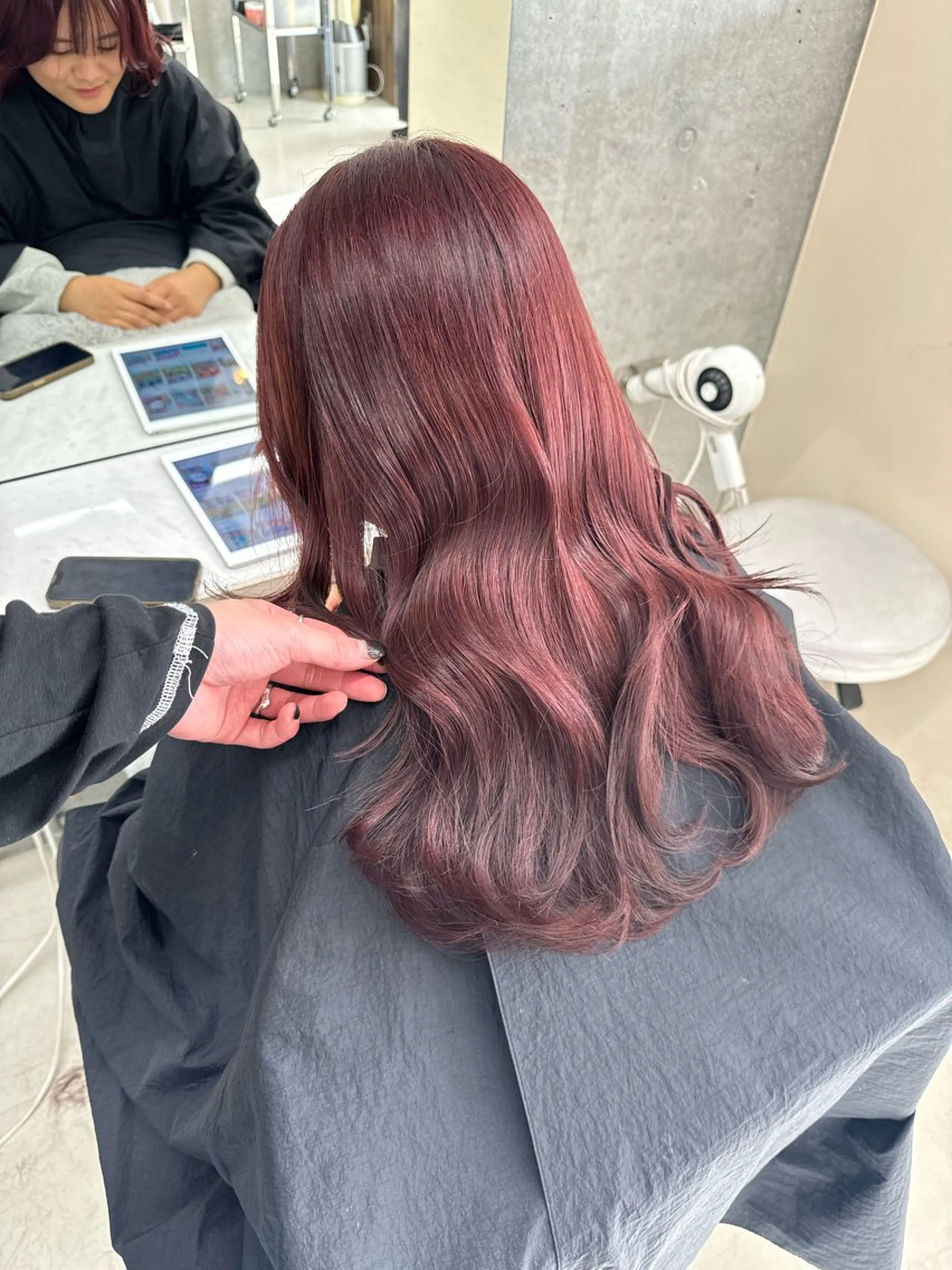 ロング カラー ブリーチ ダブルカラー ブリーチなしカラー うる艶ヘア♡韓国好き 透明感　shotaのヘアスタイル