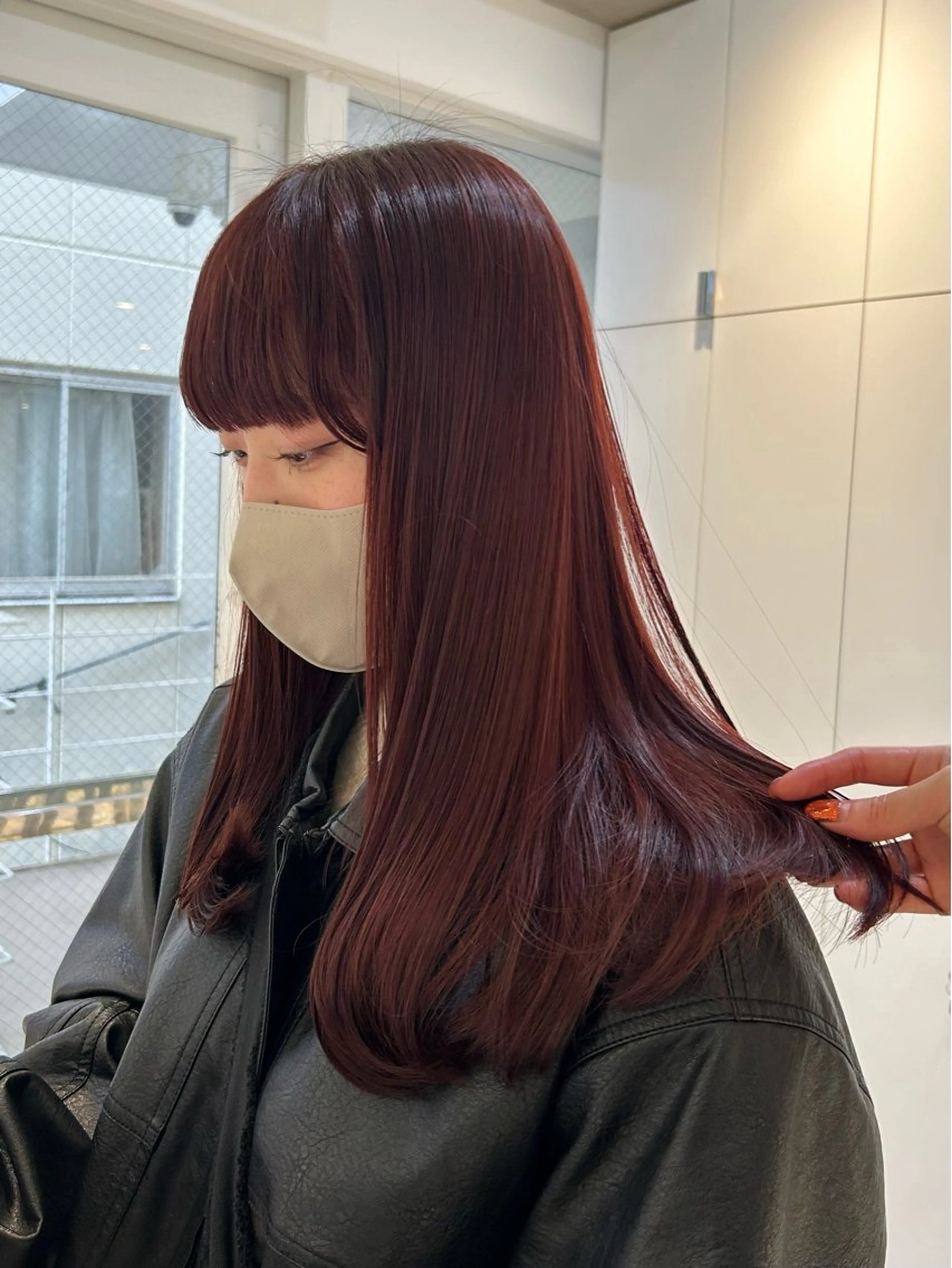 セミロング カラー 《暖色/韓国hair 》🇰🇷桑原ユキネのヘアスタイル