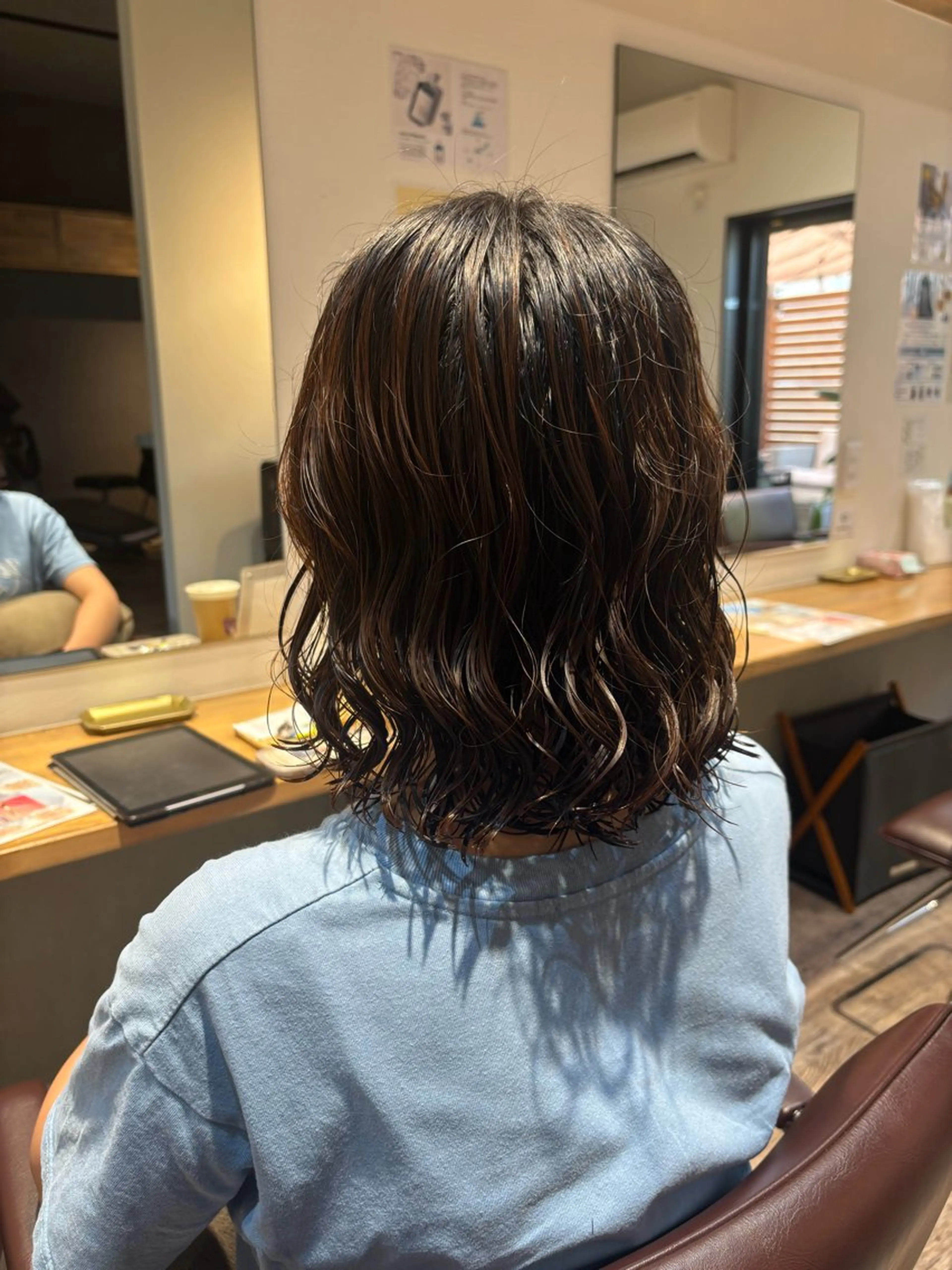 パーマ カット パーマ トリートメント マツムラ ミサキのヘアスタイル
