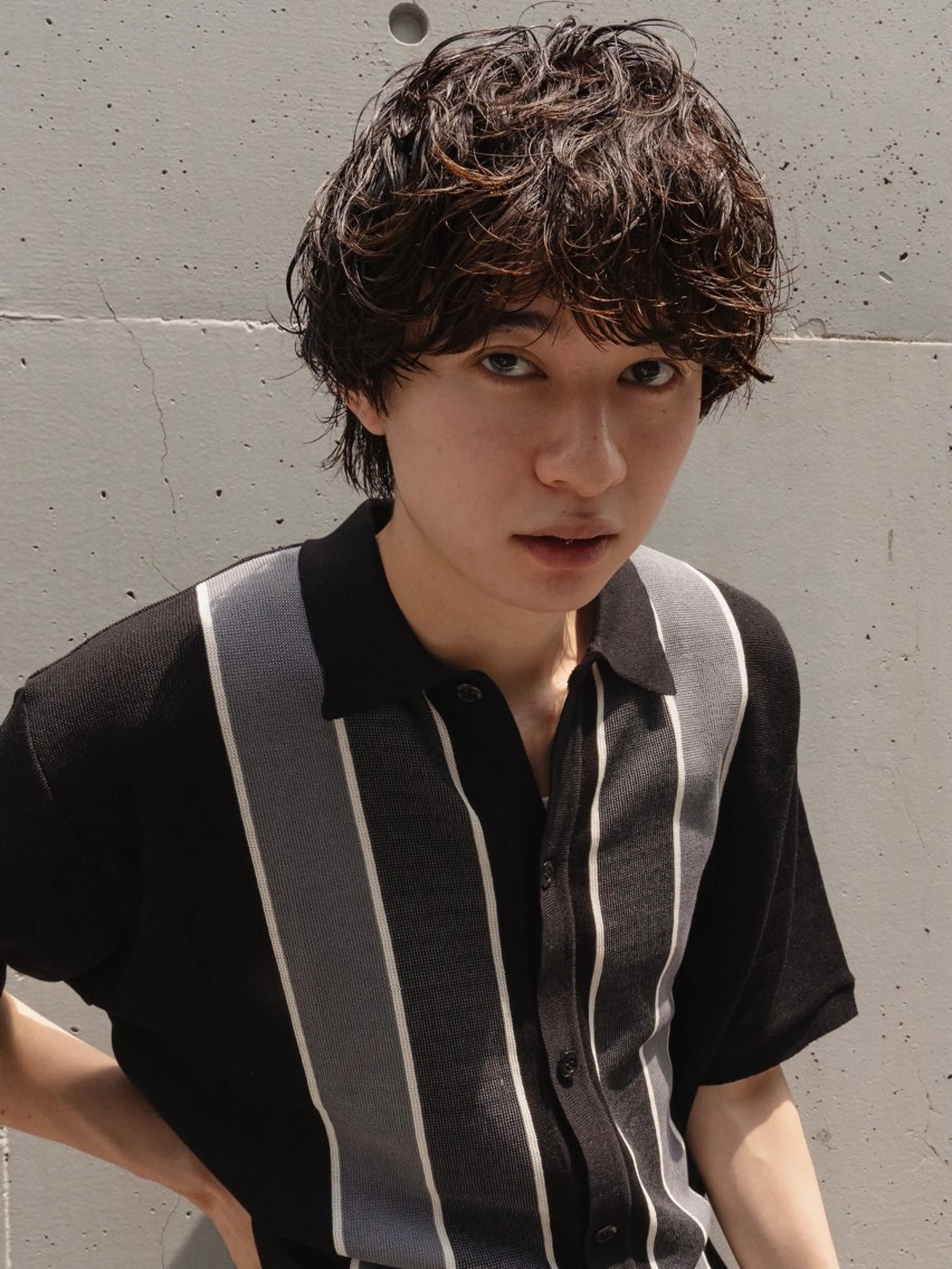 ショート メンズ カット パーマ トリートメント ヘッドスパ おしゃれパーマ メンズ特化/みーまんのヘアスタイル