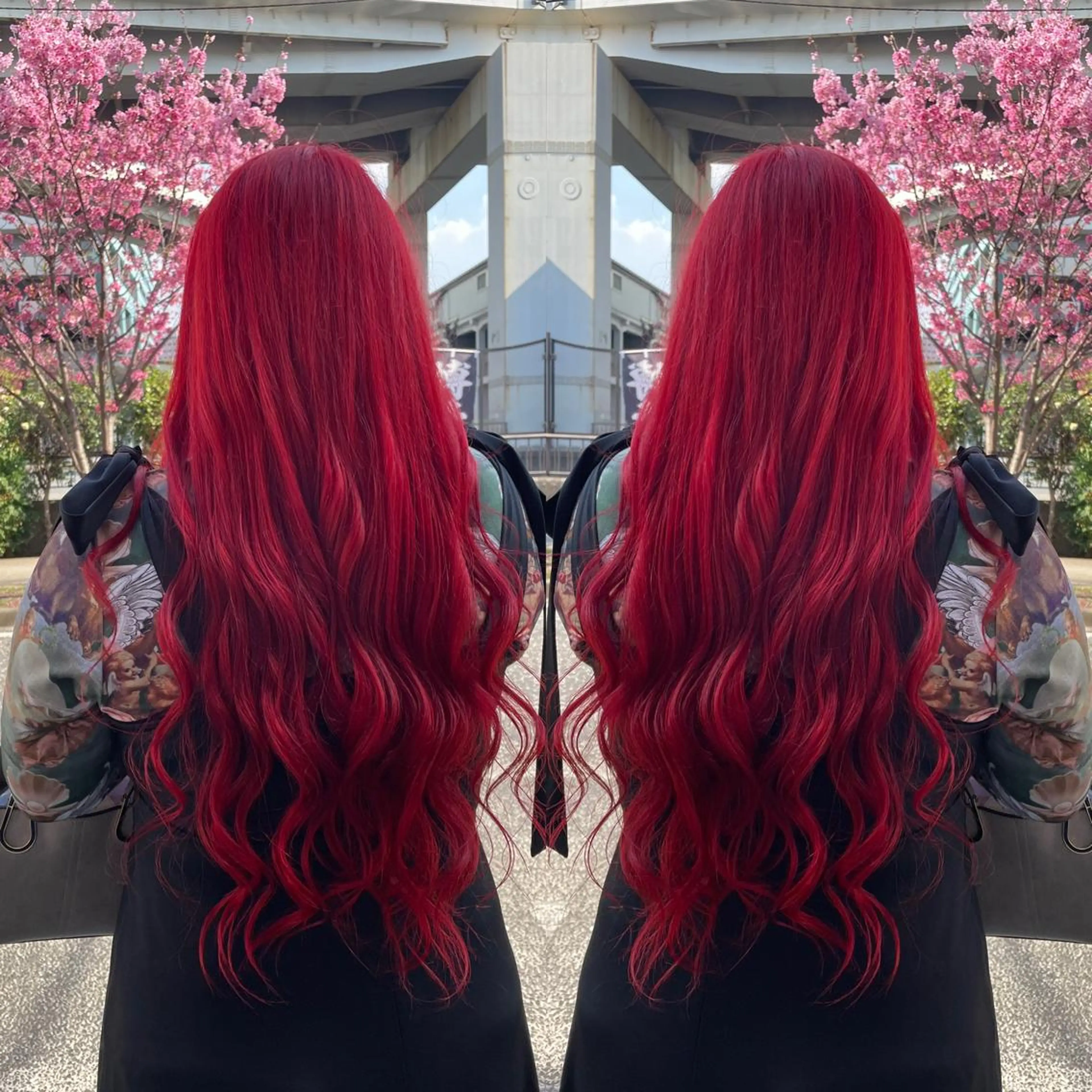 ロング カラー 👑派手髪/カット 👑ANRYのヘアスタイル