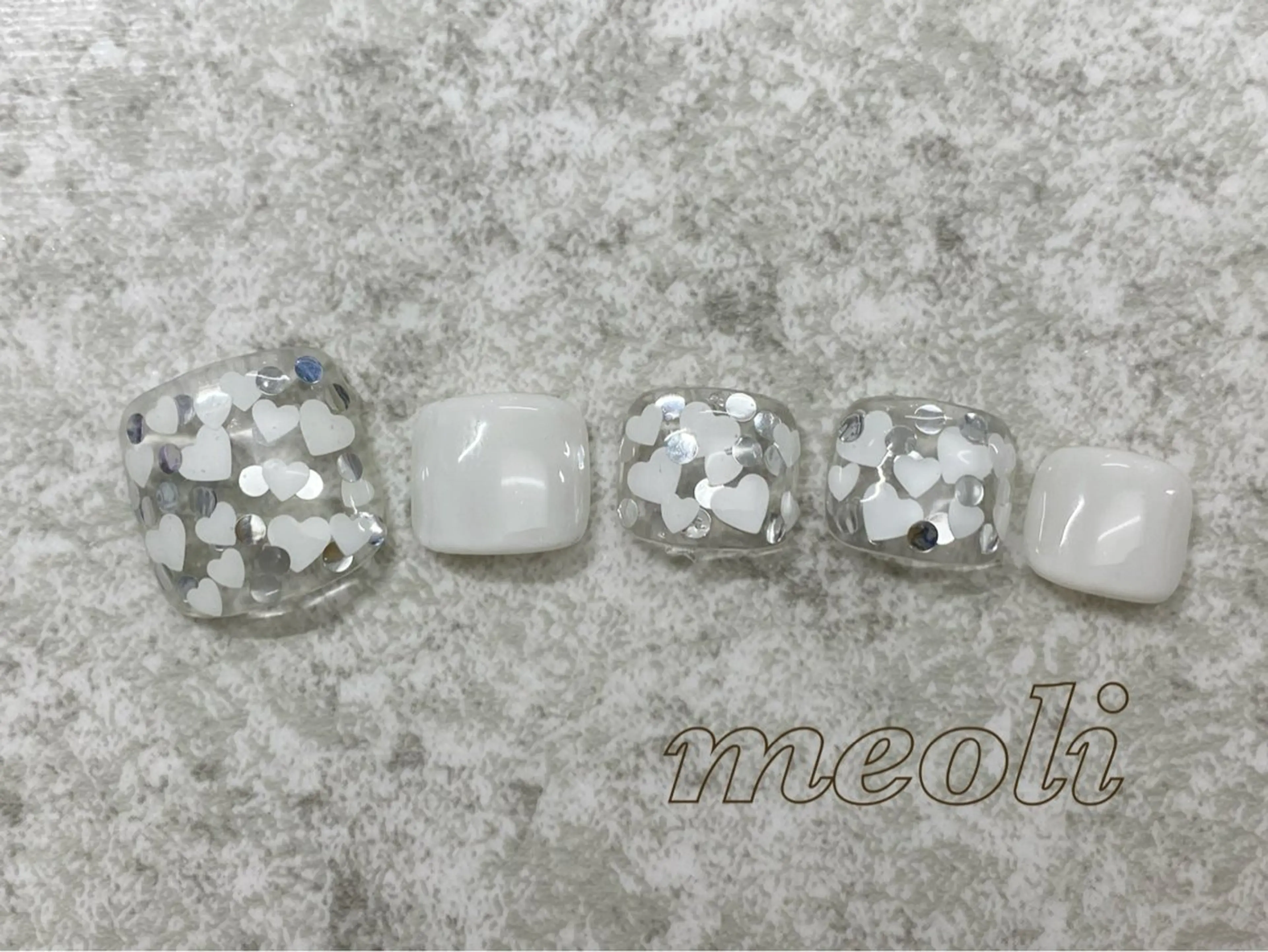 ネイル フットネイル nail salon meoli メグのネイルデザイン