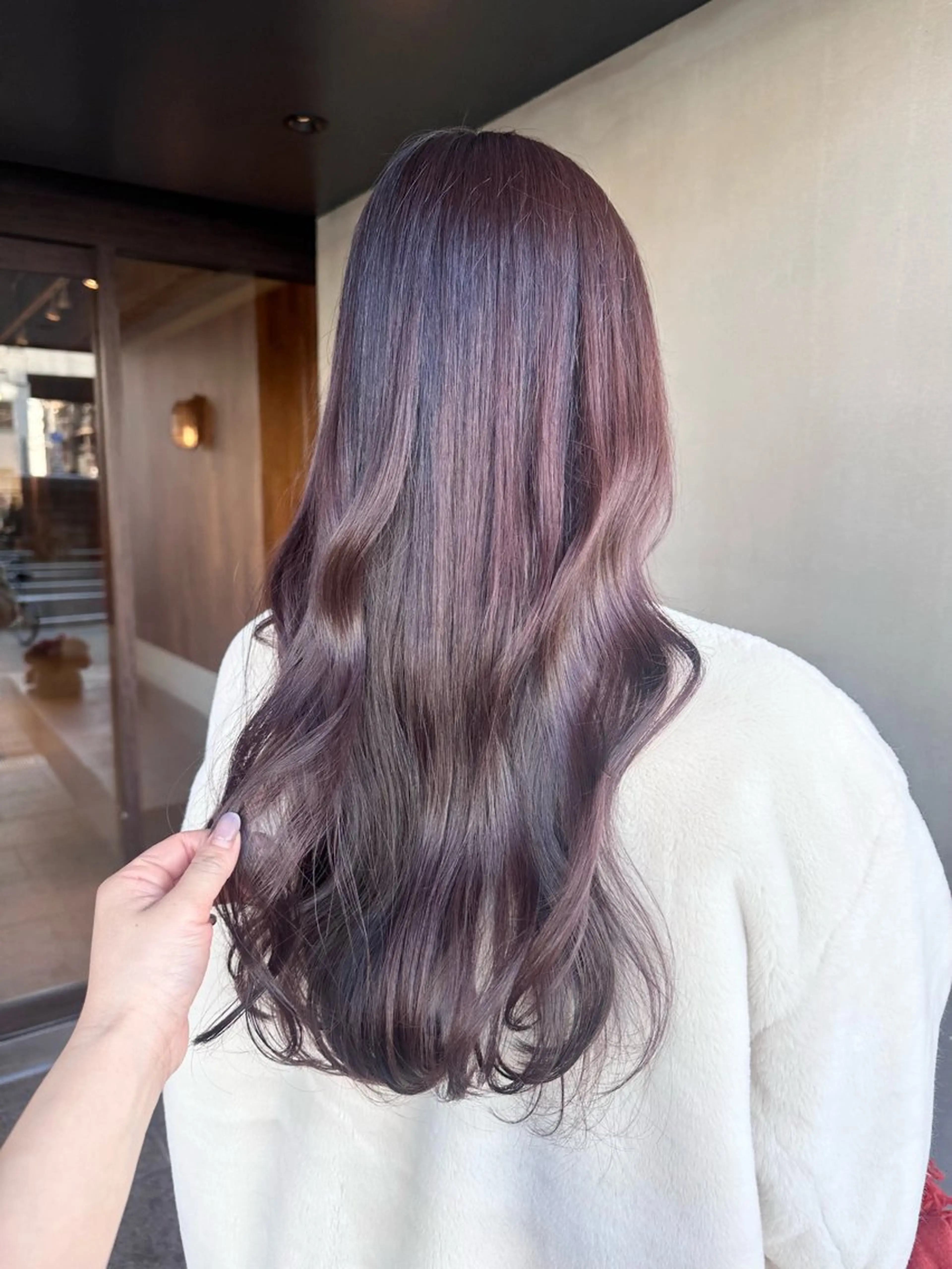 ロング カラー ヘアカラー 福崎 真奈のヘアスタイル
