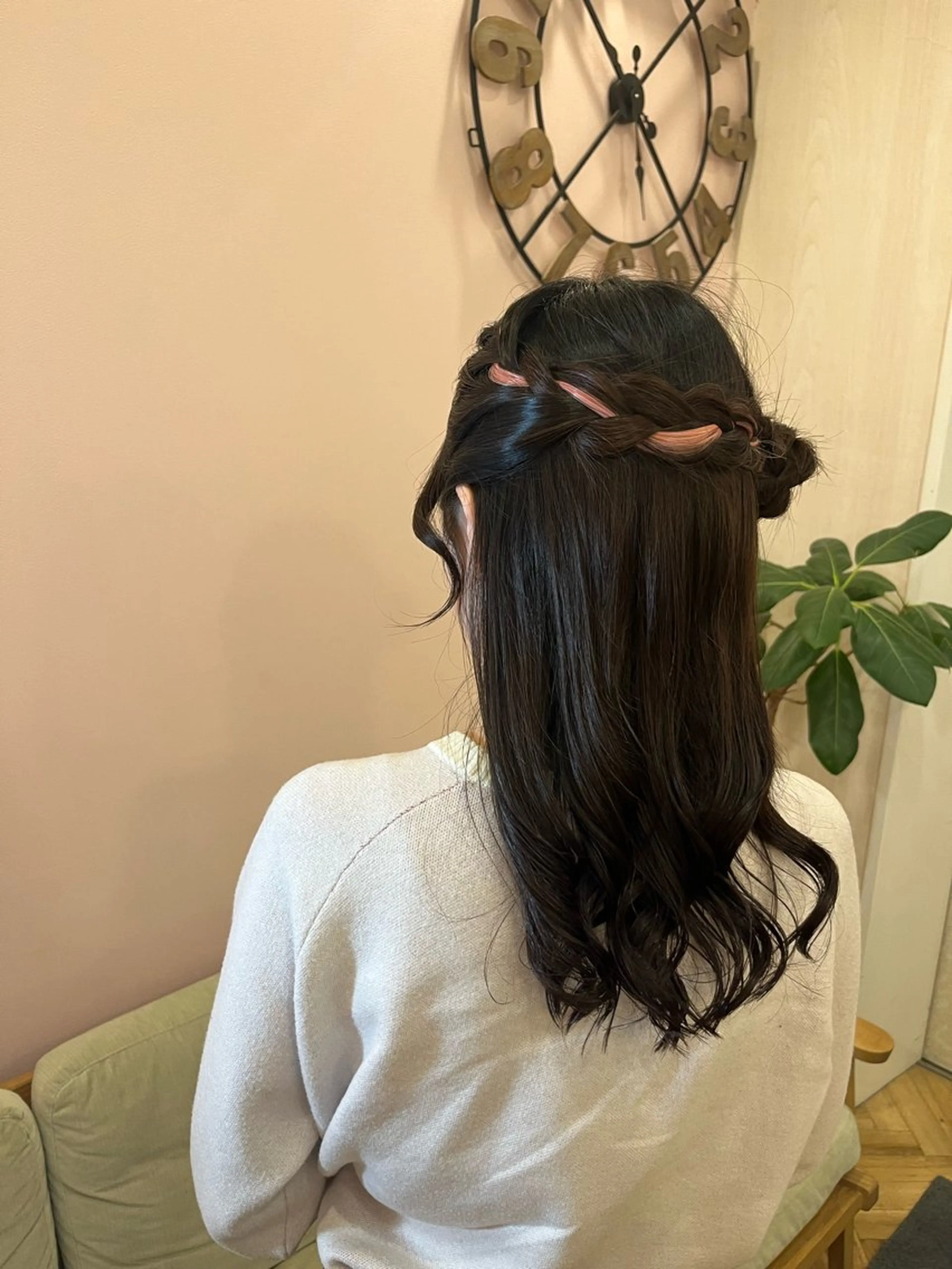 ロング ヘアアレンジ ヘアセット メンズパーマモデル ／浅野未来🌼.*のヘアスタイル